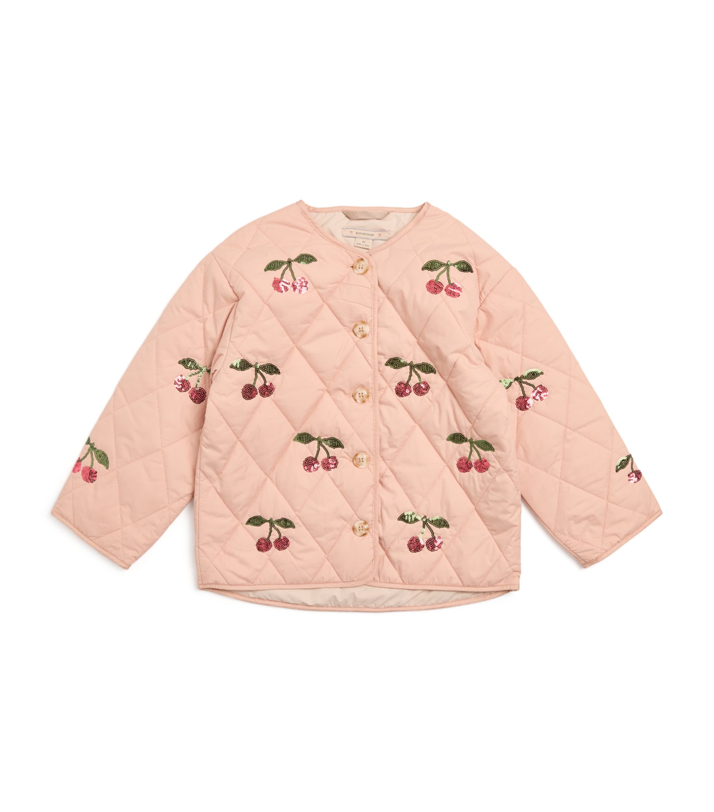 KONGES SLOJD Sequin-Embellished Flora Jacket (9 Months-10 Years) Ma Grande Cerise Image 1