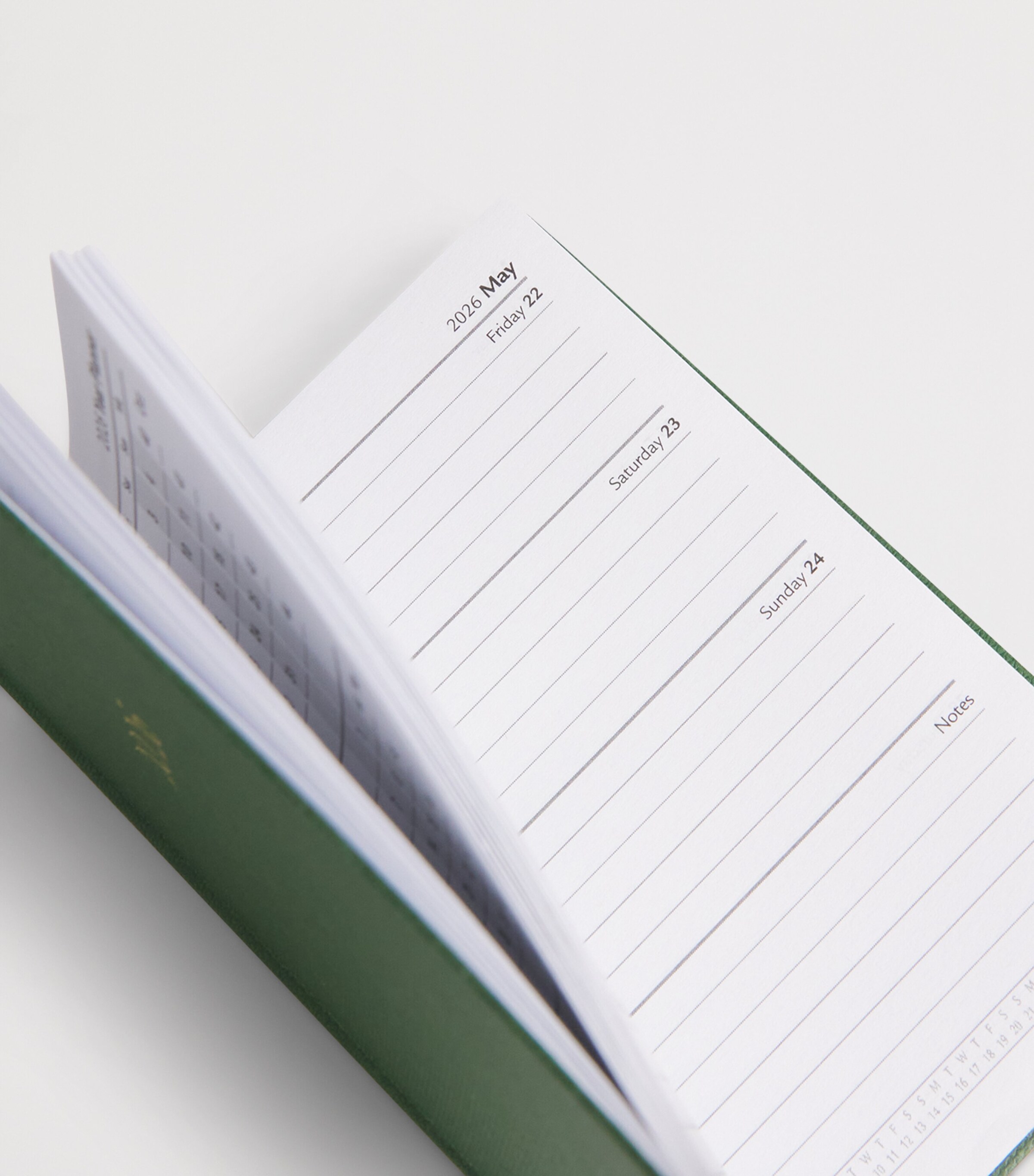 Mini Classic 2026 Diary HARRODS GREEN Image 2