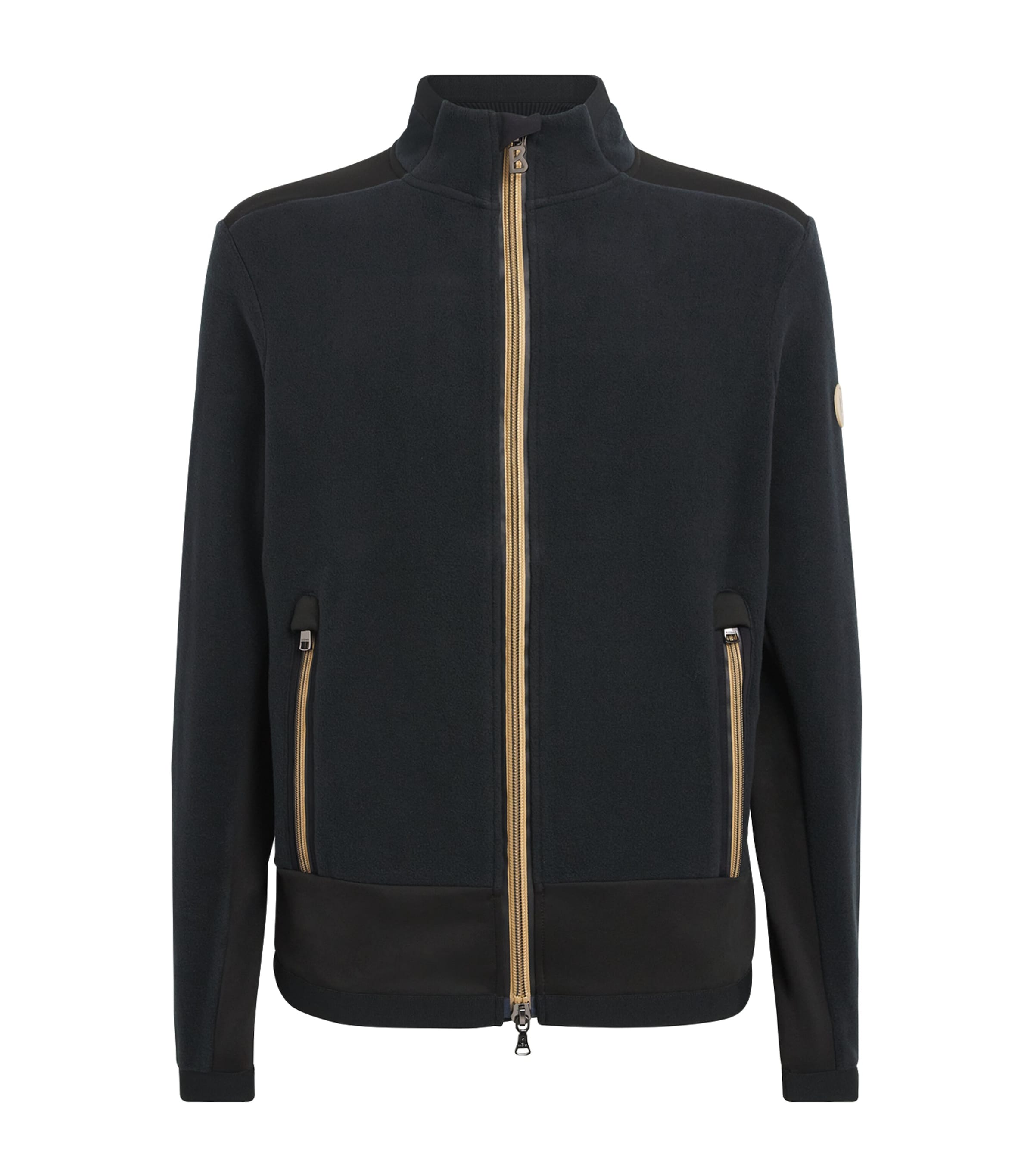 Fabio Zip-Up Jacket 026-BLACK Image 1
