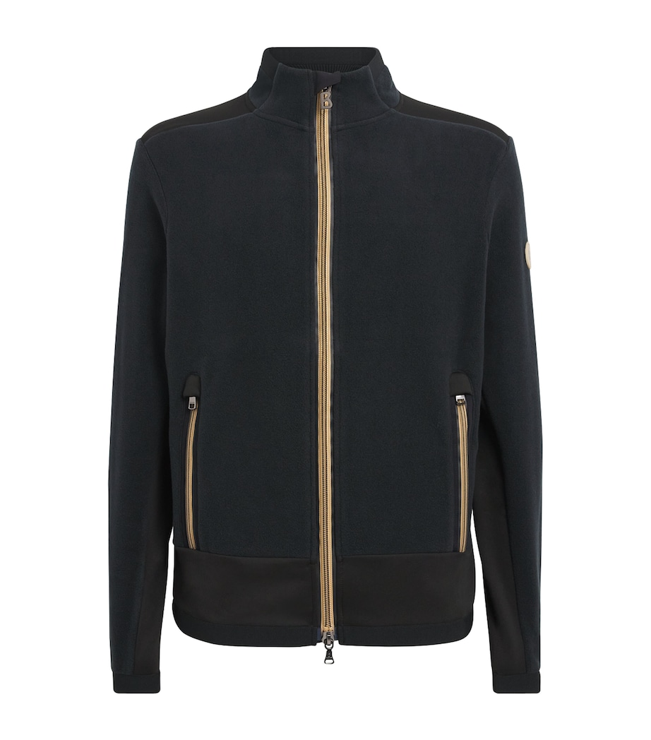Fabio Zip-Up Jacket 026-BLACK Image 1