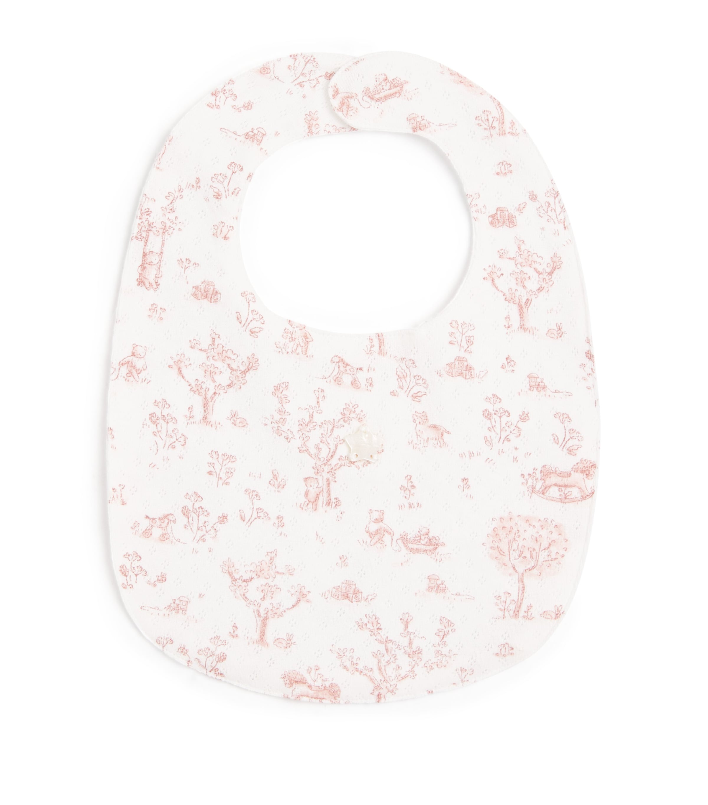 Cotton Printed Bib 30ROSÉE Image 1