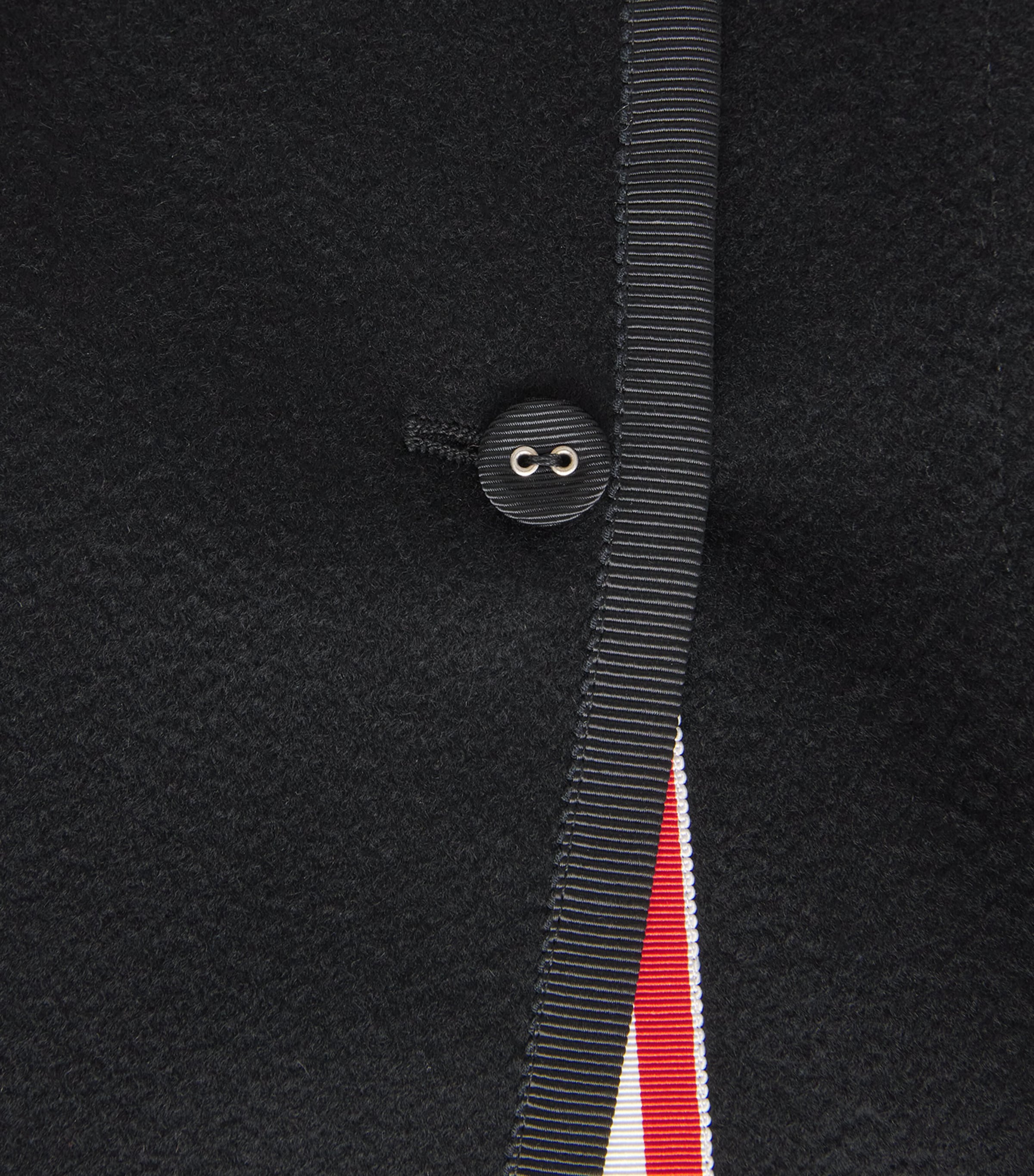 Thom Browne Womens Cashmere Browne 65 Chesterfield Cape Black Image 6