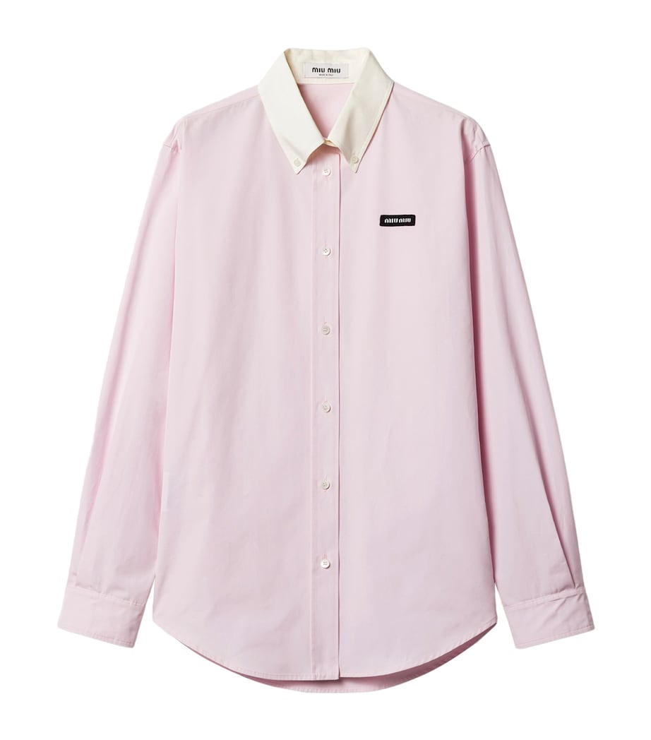 Miu Miu Cotton Poplin Shirt Image 1