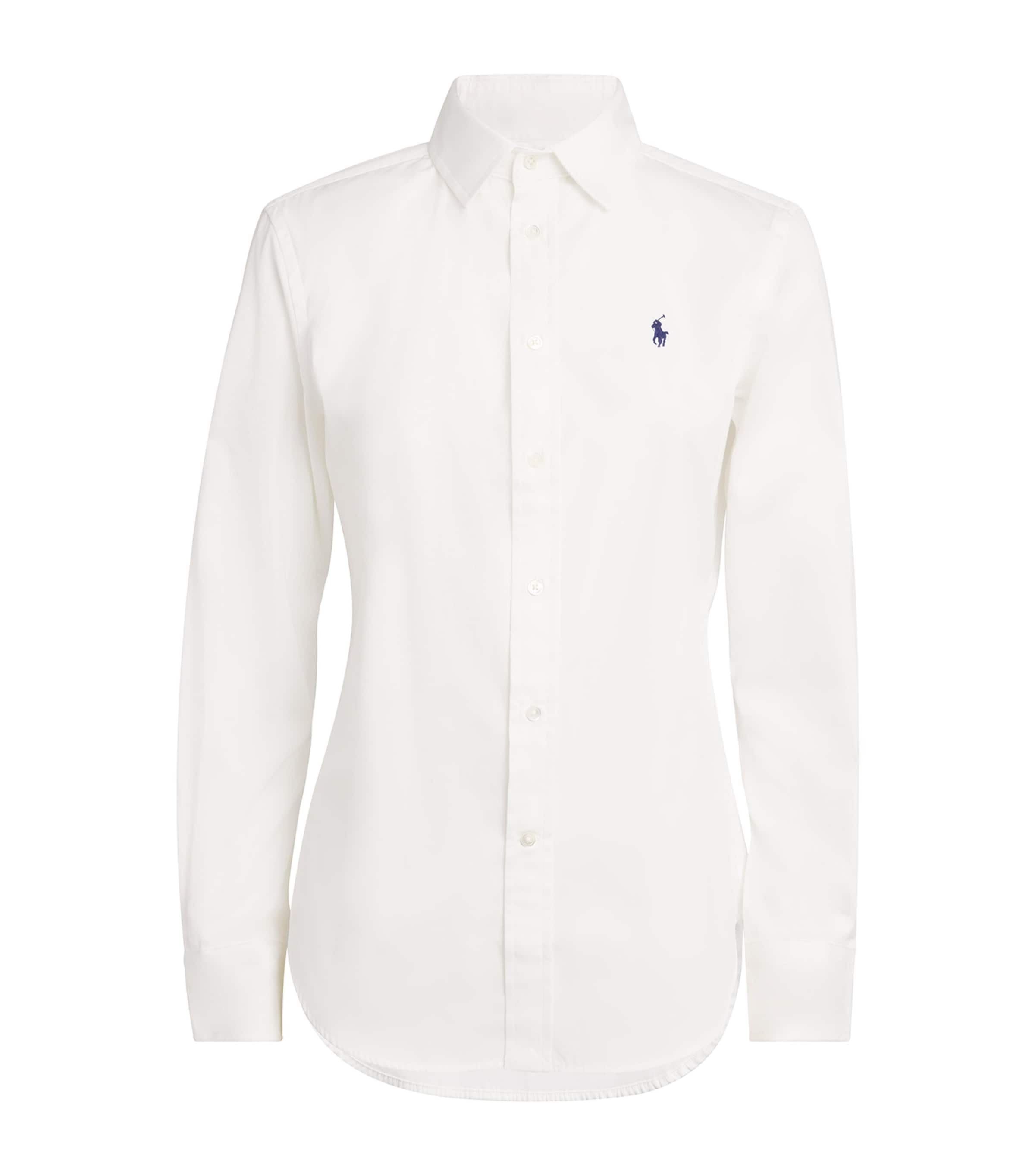 Polo Pony Long-Sleeve Shirt WHITE Image 1