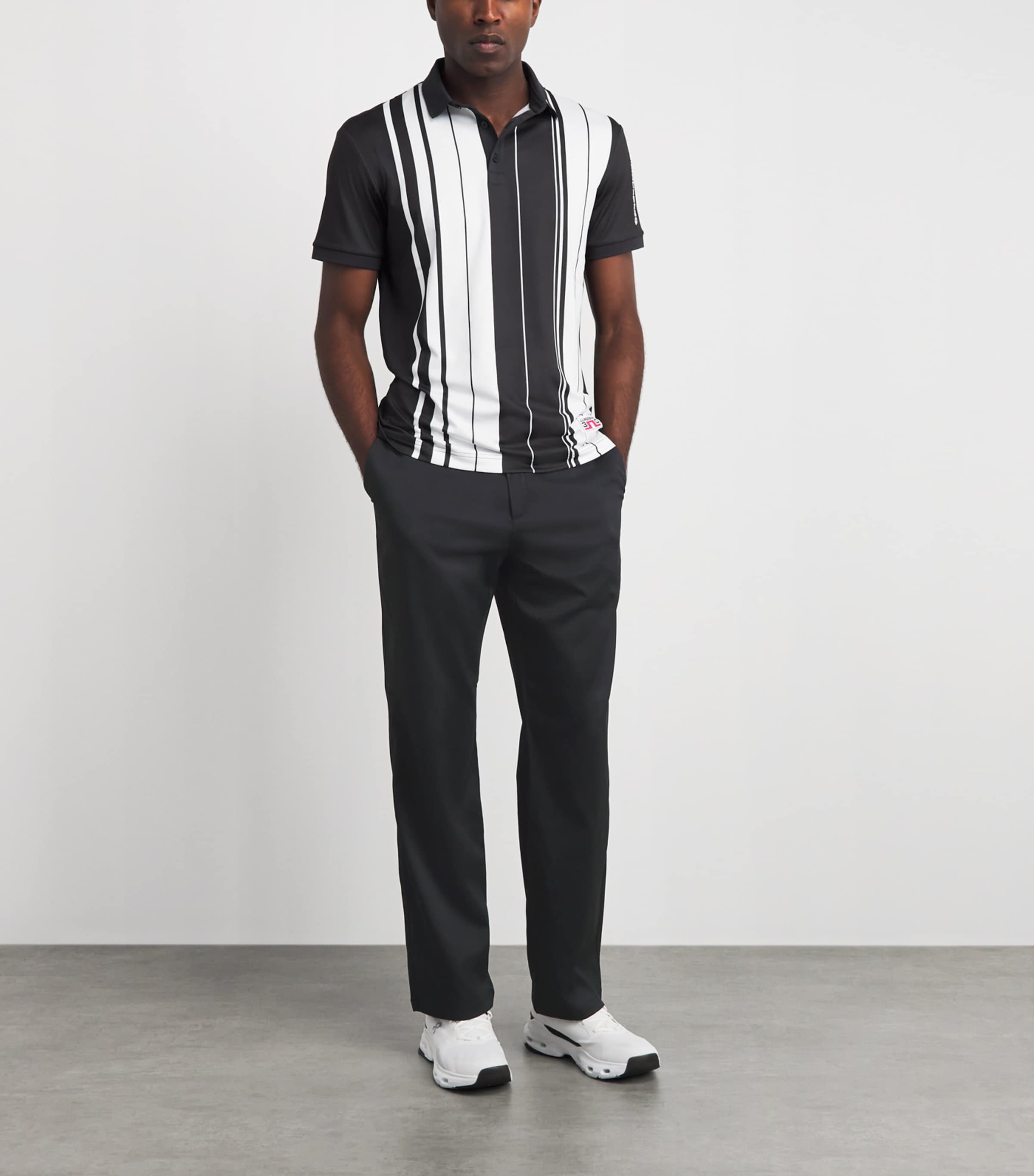 J Lindeberg Mens 30Y Devyn Golf Trousers Black Image 2