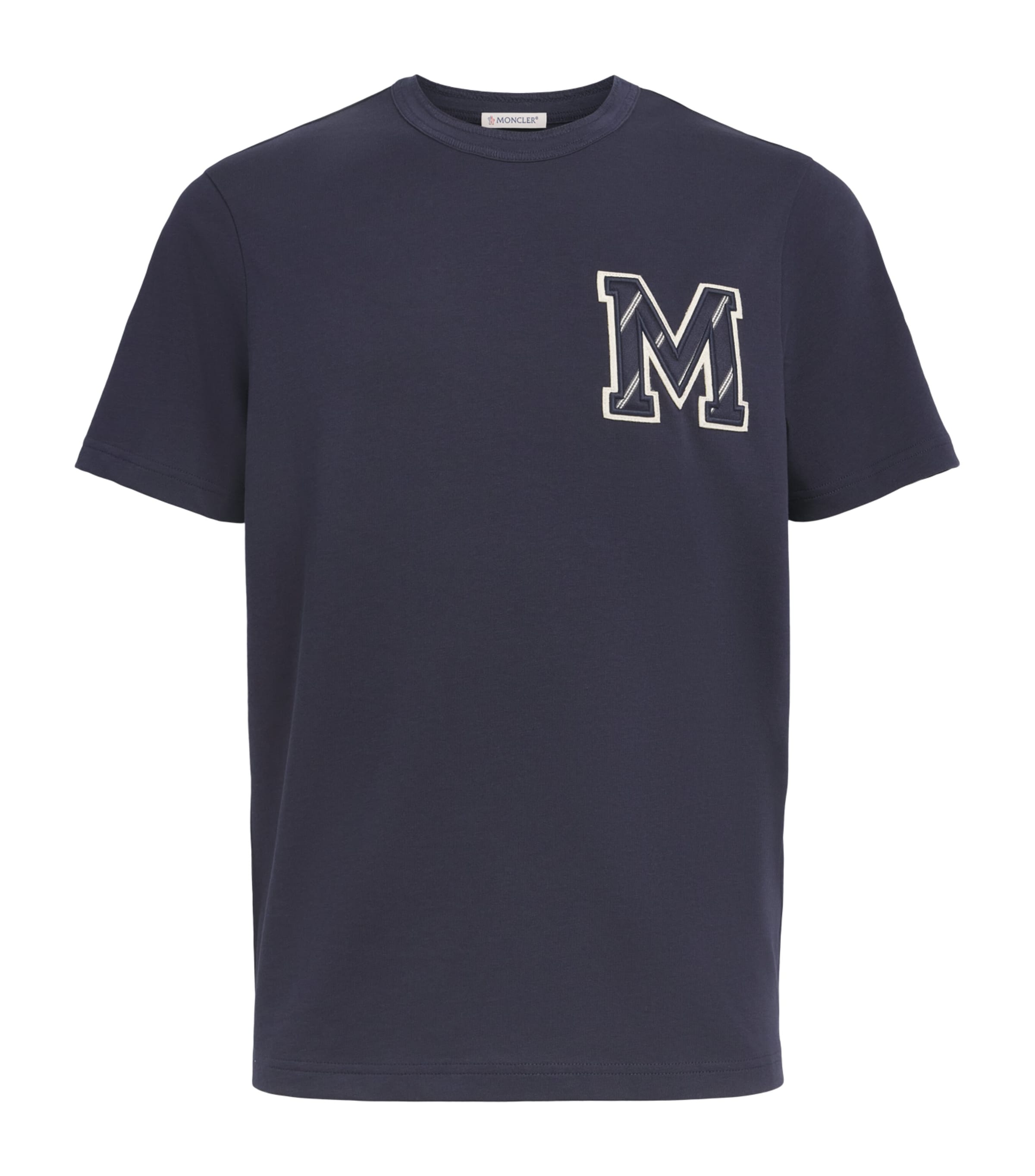 Moncler Mens Cotton Logo T-Shirt Image 1