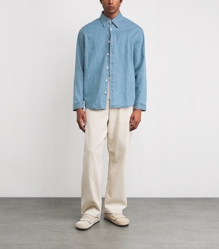 Denim Relaxed Casper Overshirt BLUE DENIM Image 2