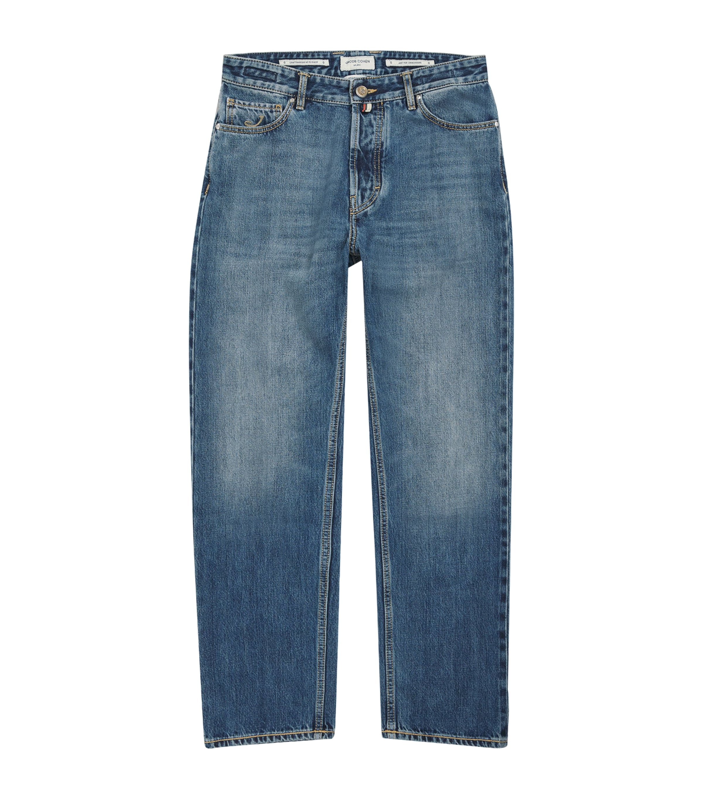 Jacob Cohen Stretch-cotton Sean Relaxed Jeans In Blue