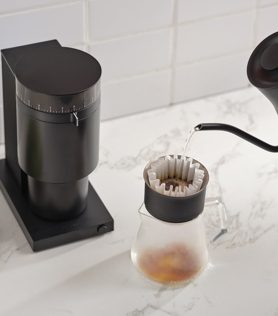 Opus Conical Burr All Purpose Coffee Grinder BLACK Image 7