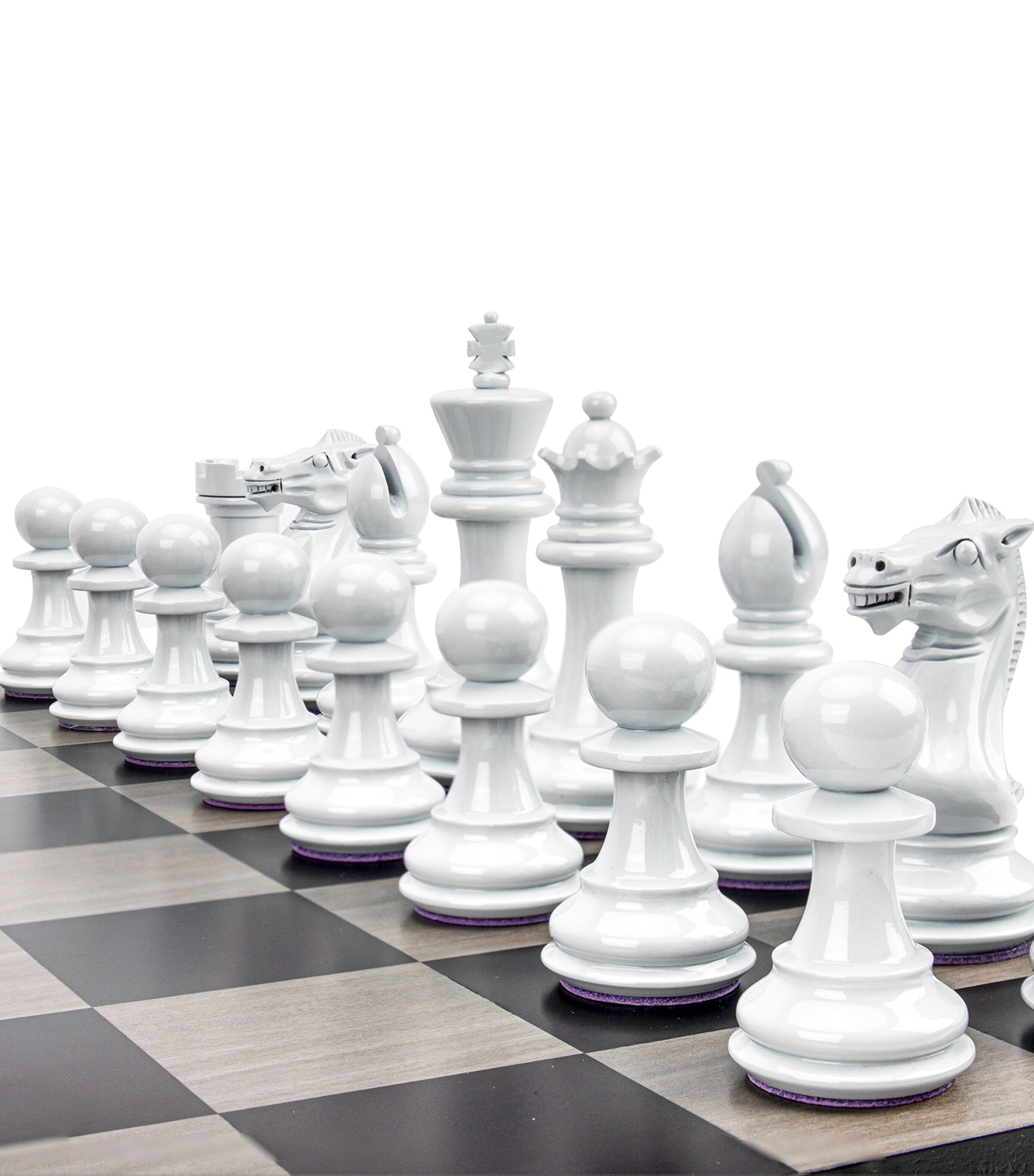Purling Bold Chess Set with Maple Chess Board | Harrods HK