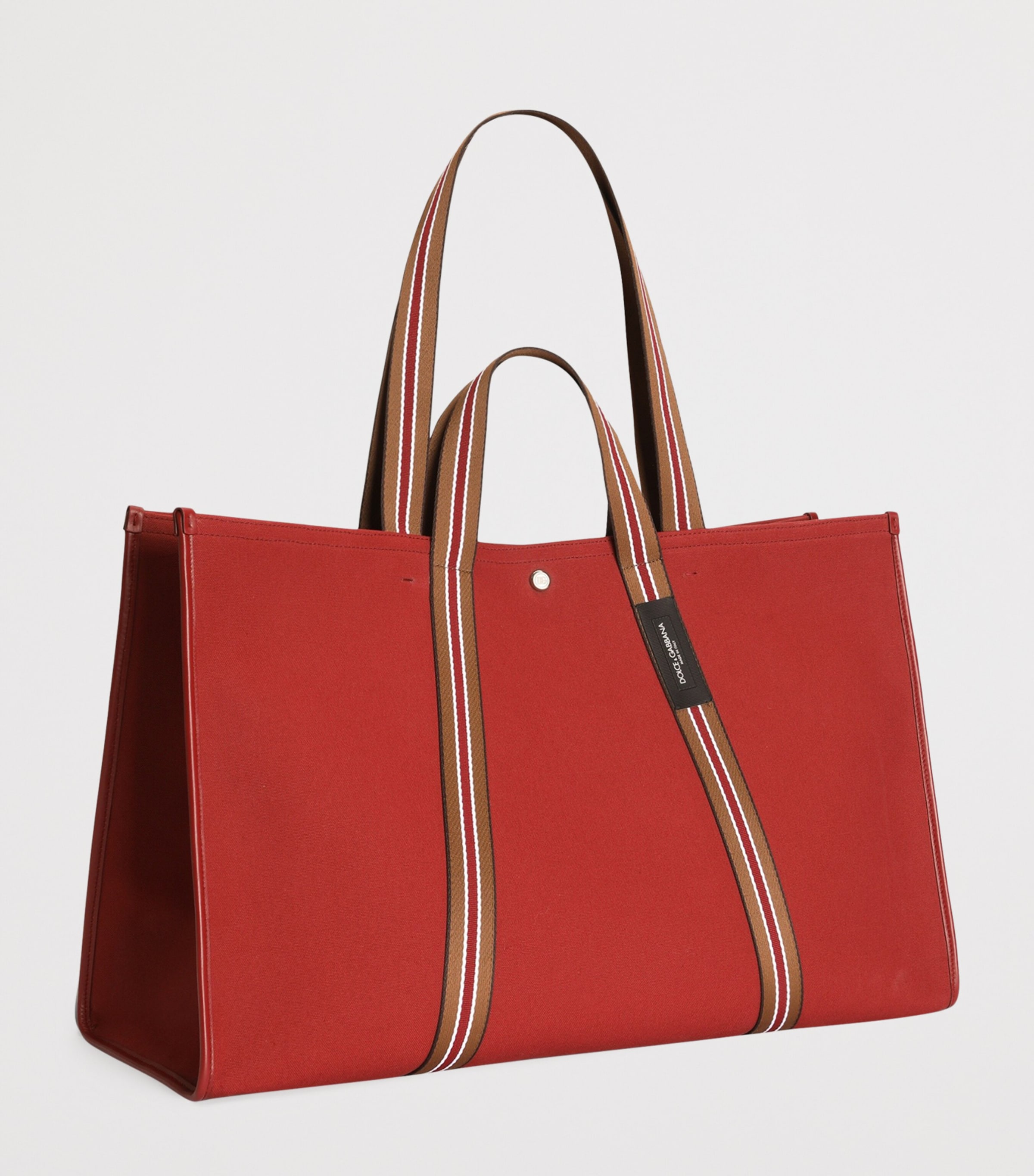 Dolce&Gabbana Cotton-Blend Tote Bag Red/multicolor Image 3