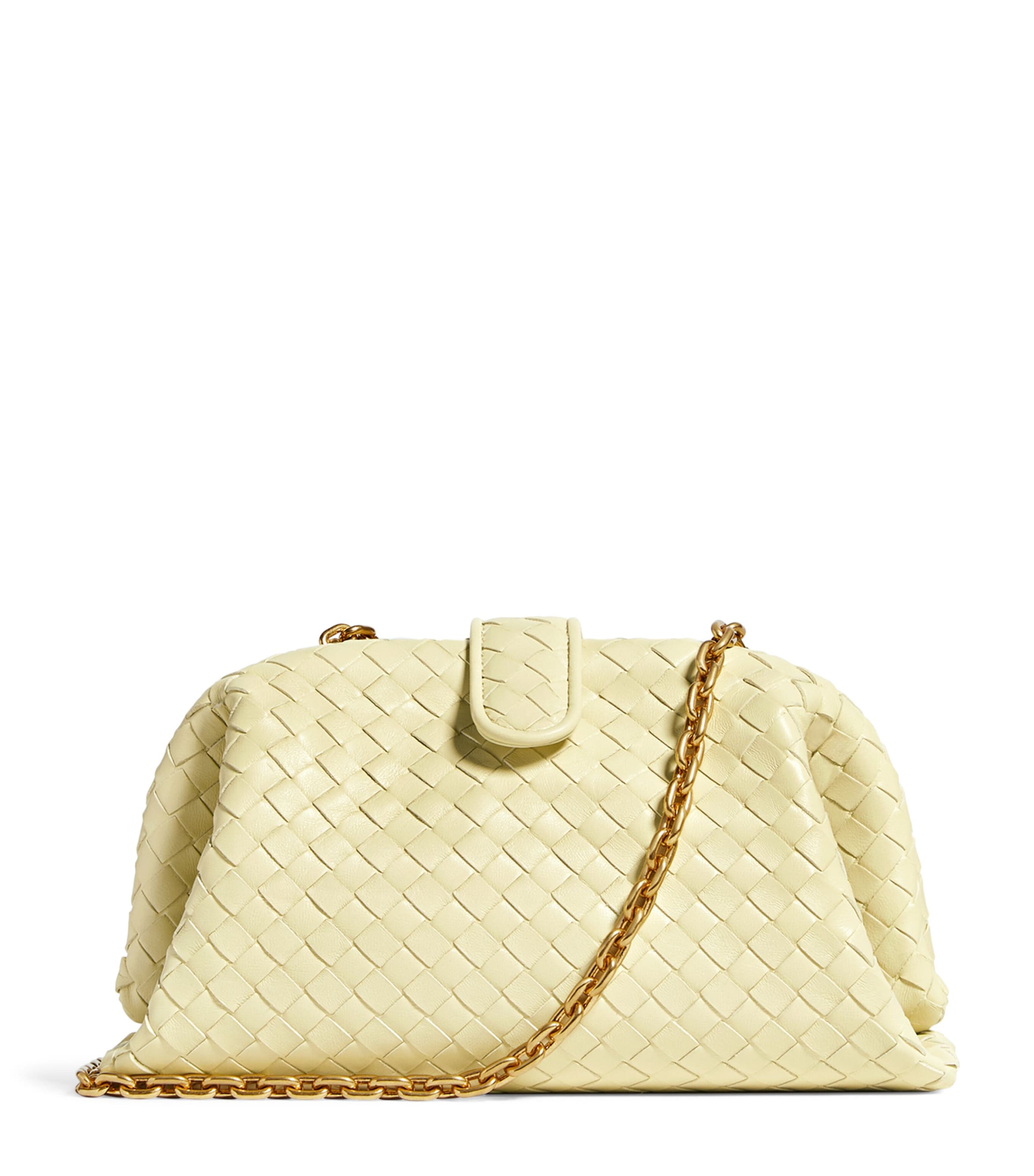 Bottega Veneta Small Leather Lauren 1980 Clutch Bag Image 1