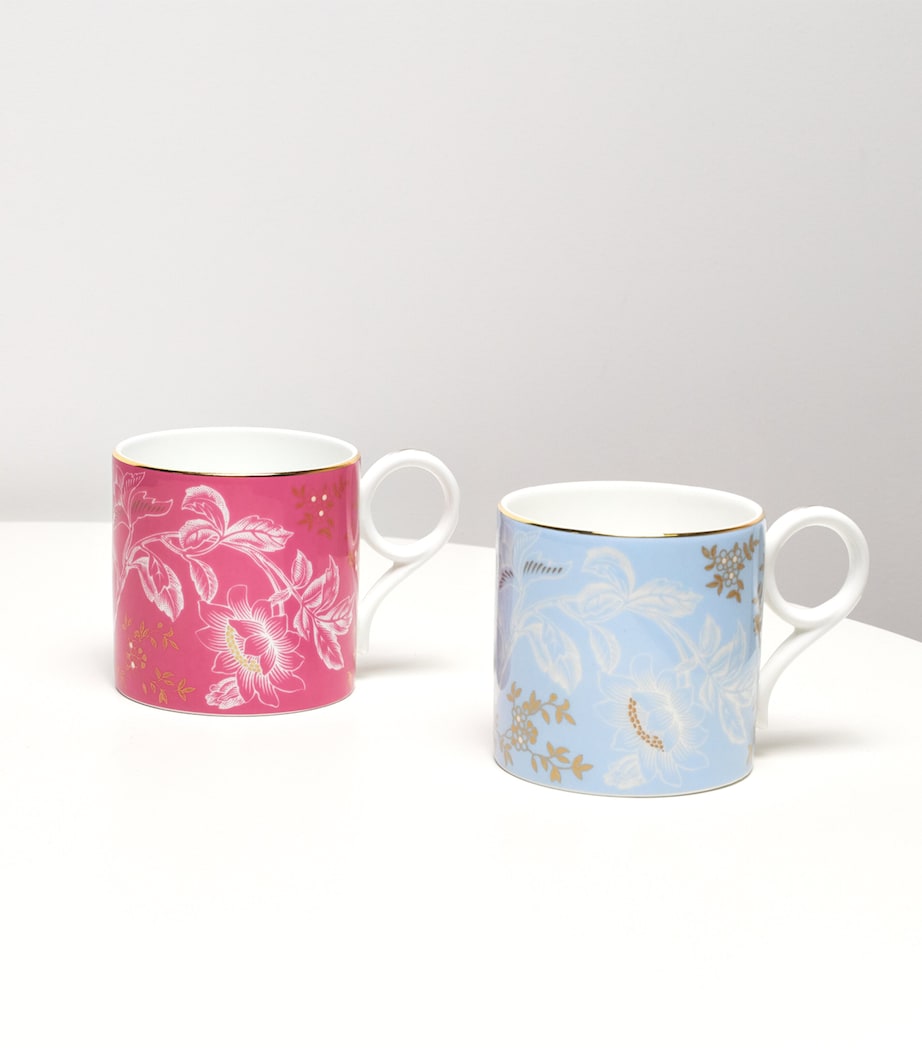 Wonderlust Blue Tonquin Mug (300ml) BLUE Image 2