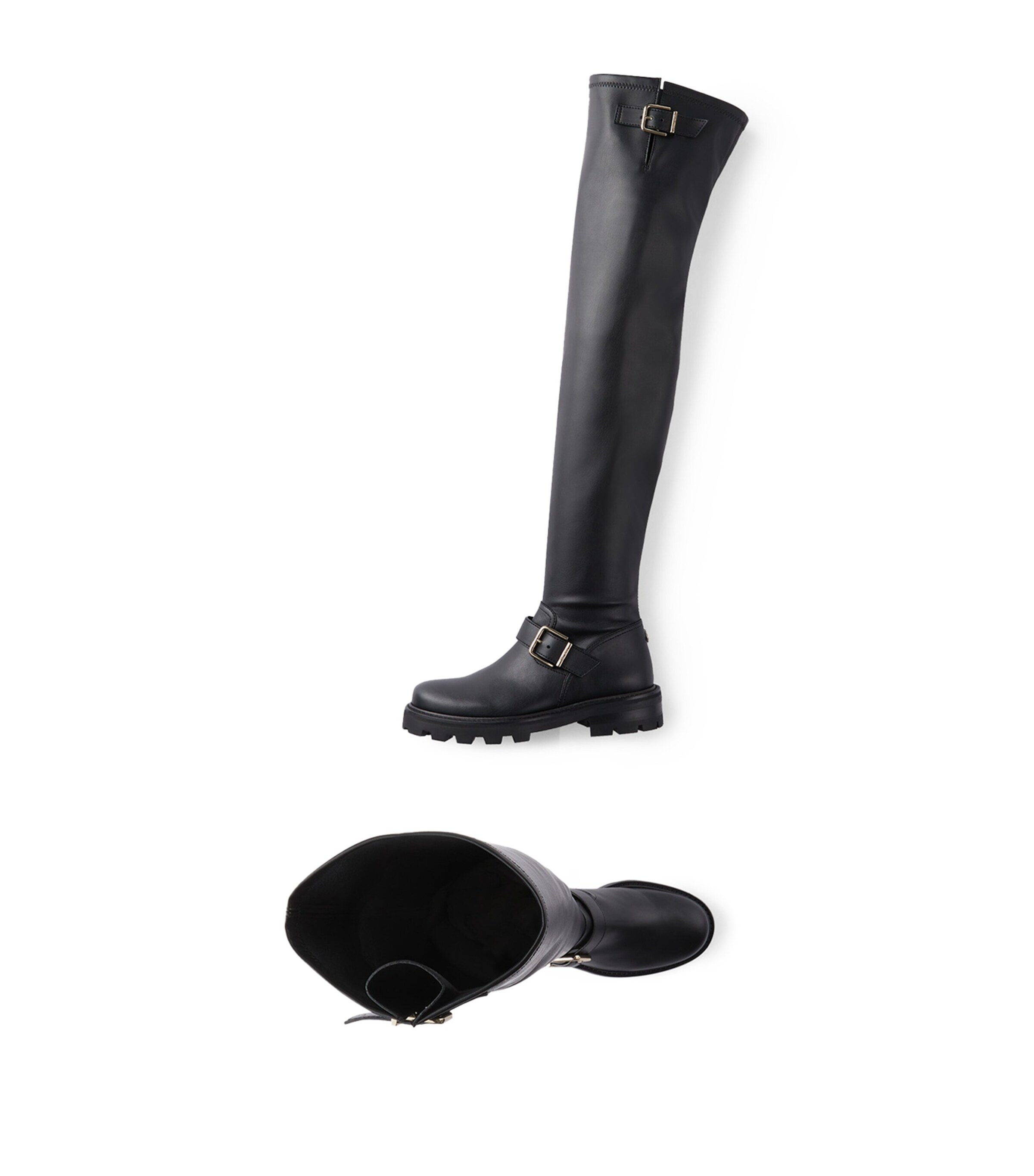 Jimmy Choo riding Moto boots tall black sold 39.5