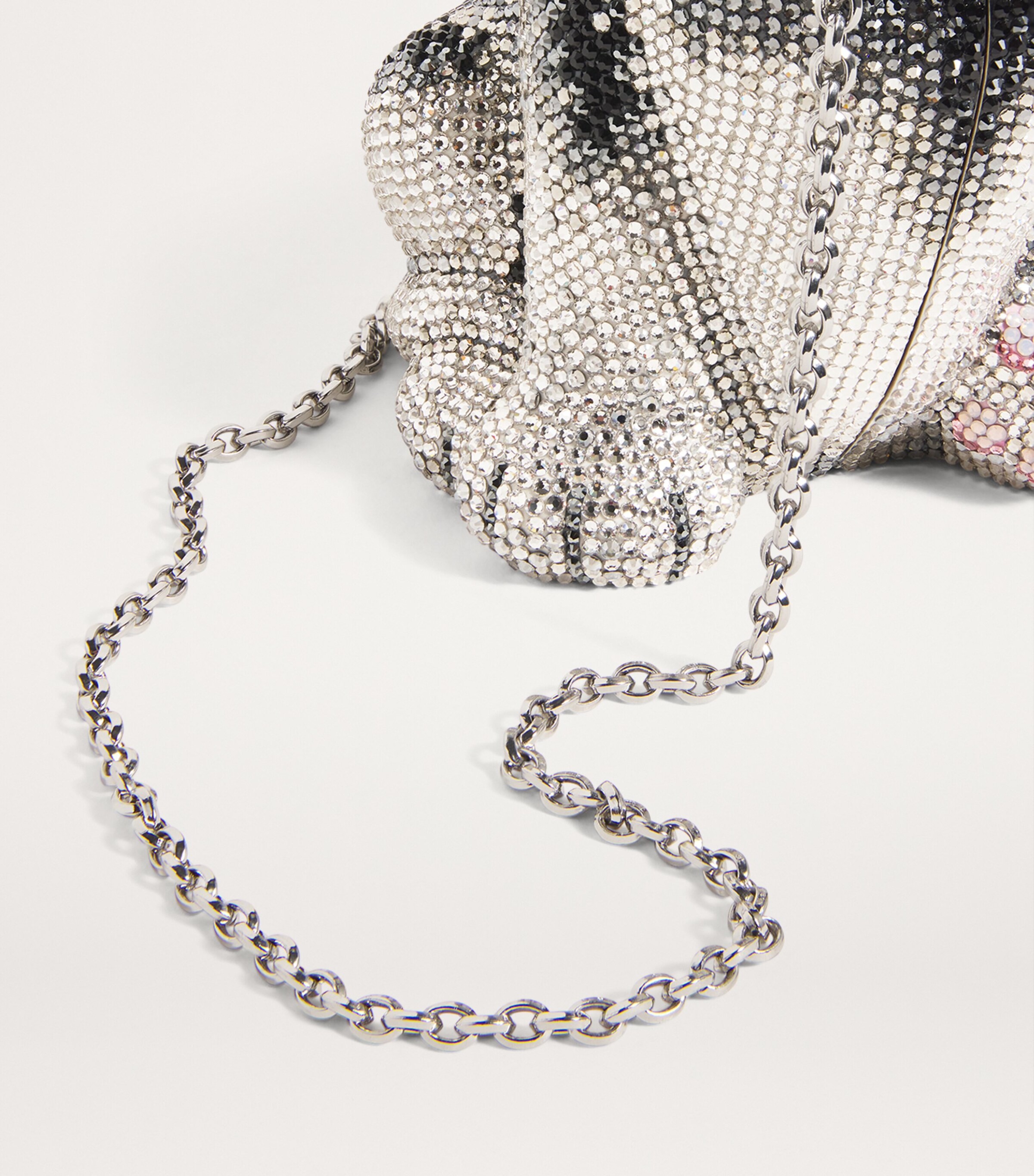 Judith Leiber Crystal Sadie Puppy Clutch Bag Sjtmt Slvr Jt Mlti Image 6