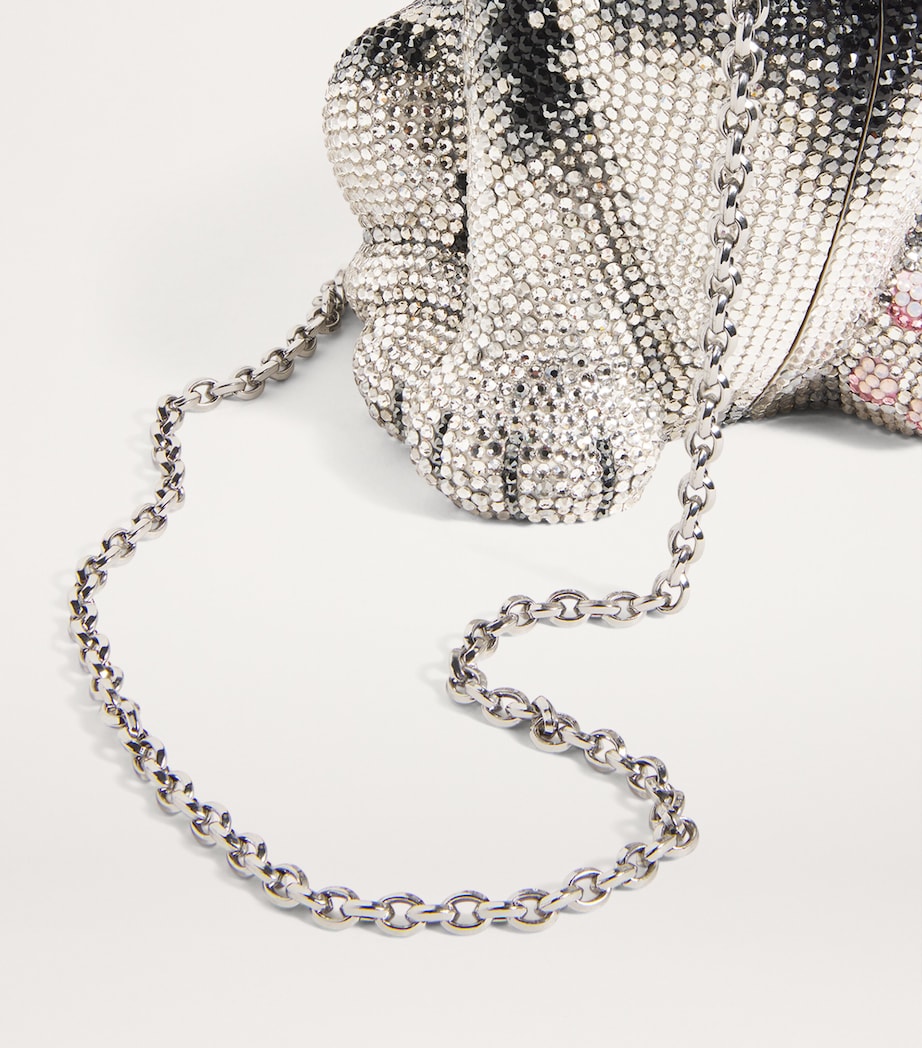 Judith Leiber Crystal Sadie Puppy Clutch Bag Sjtmt Slvr Jt Mlti Image 6