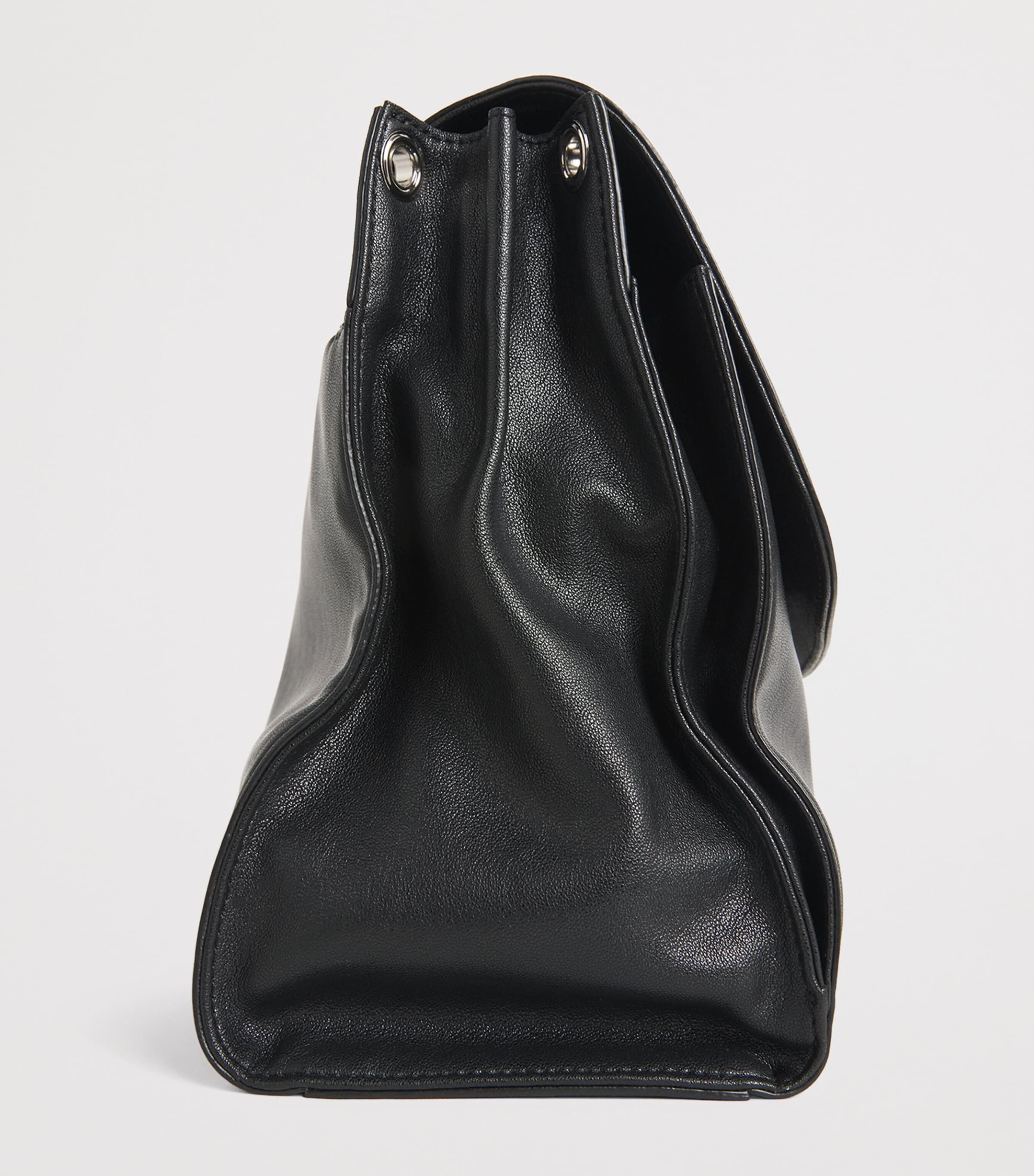 System Leather Cross-Body Bag Black Image 6