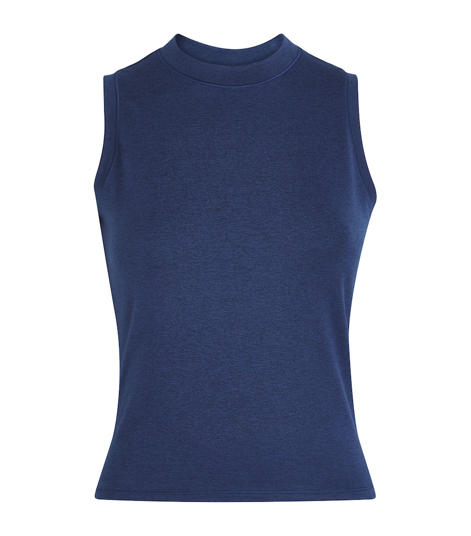 VUORI Womens Halo Muscle Tank Top Bth Blue Coast Image 1