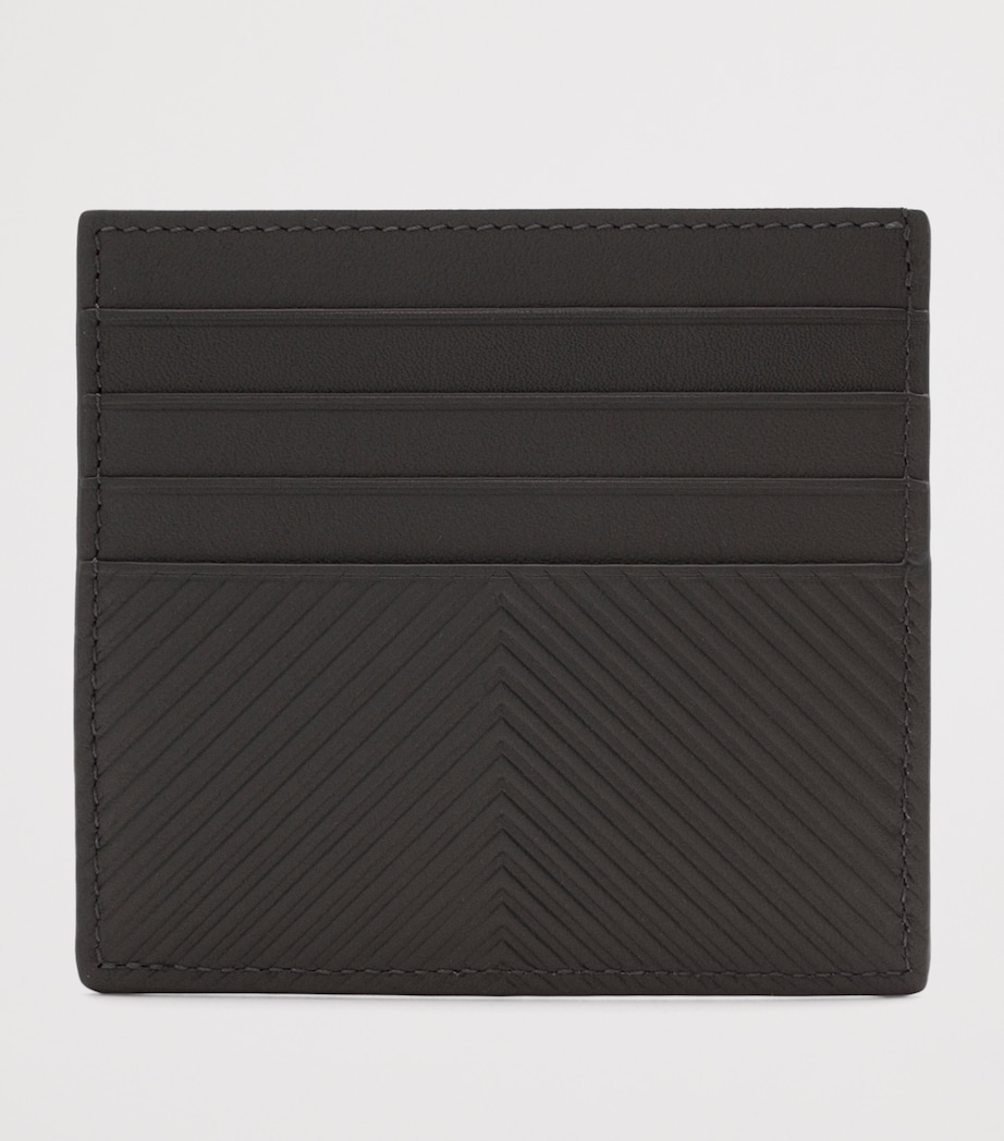 Leather Open Card Holder DARK GREY Image 3