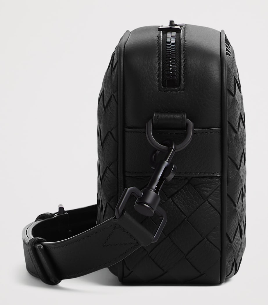 Bottega Veneta Small Leather Intrecciato Camera Bag Image 3