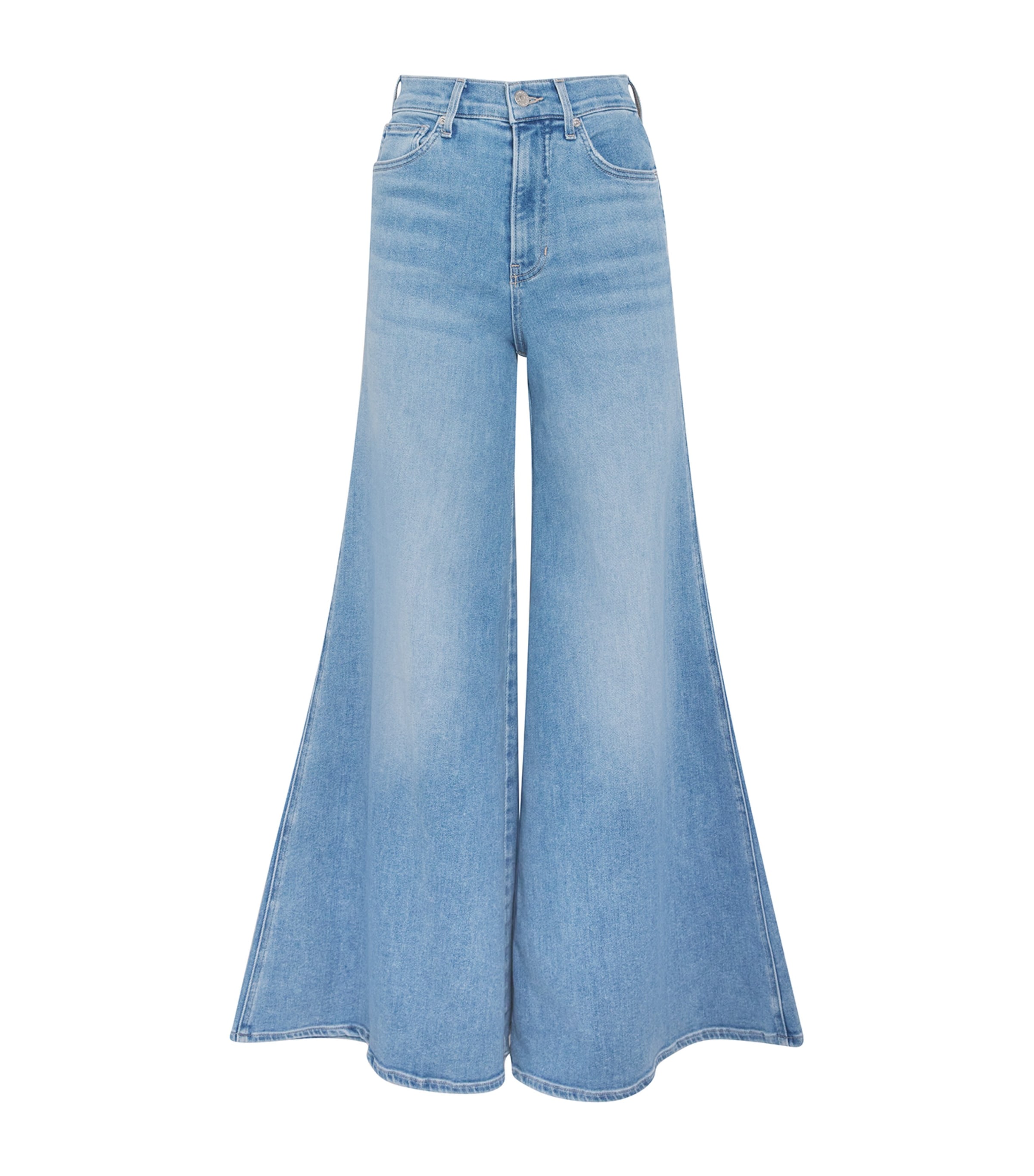 Veronica Beard Womens Jesse High-Rise Ultra-Flared Jeans Big Splash Image 1