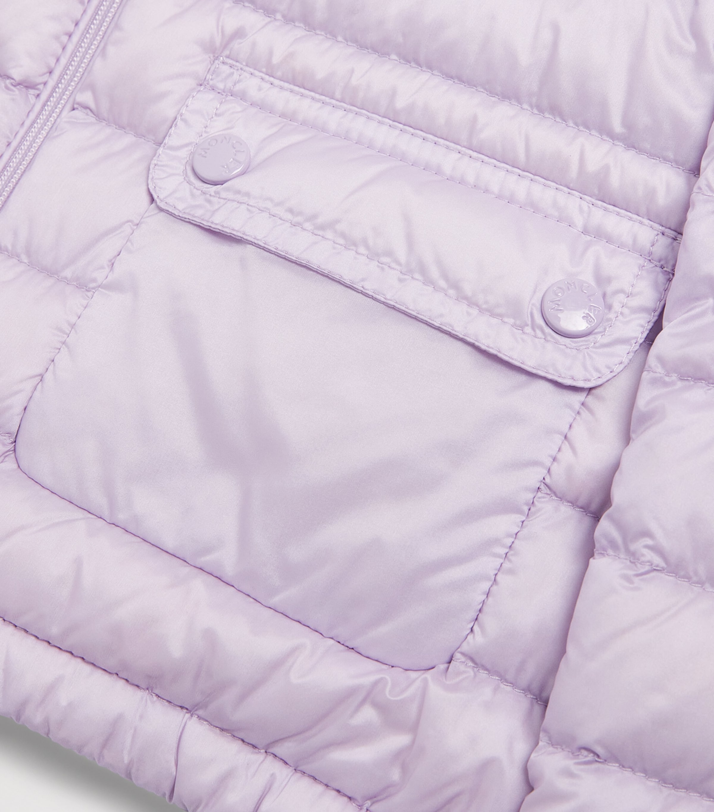 Moncler Enfant Quilted Lans Down Coat (4-6 Years) Image 3