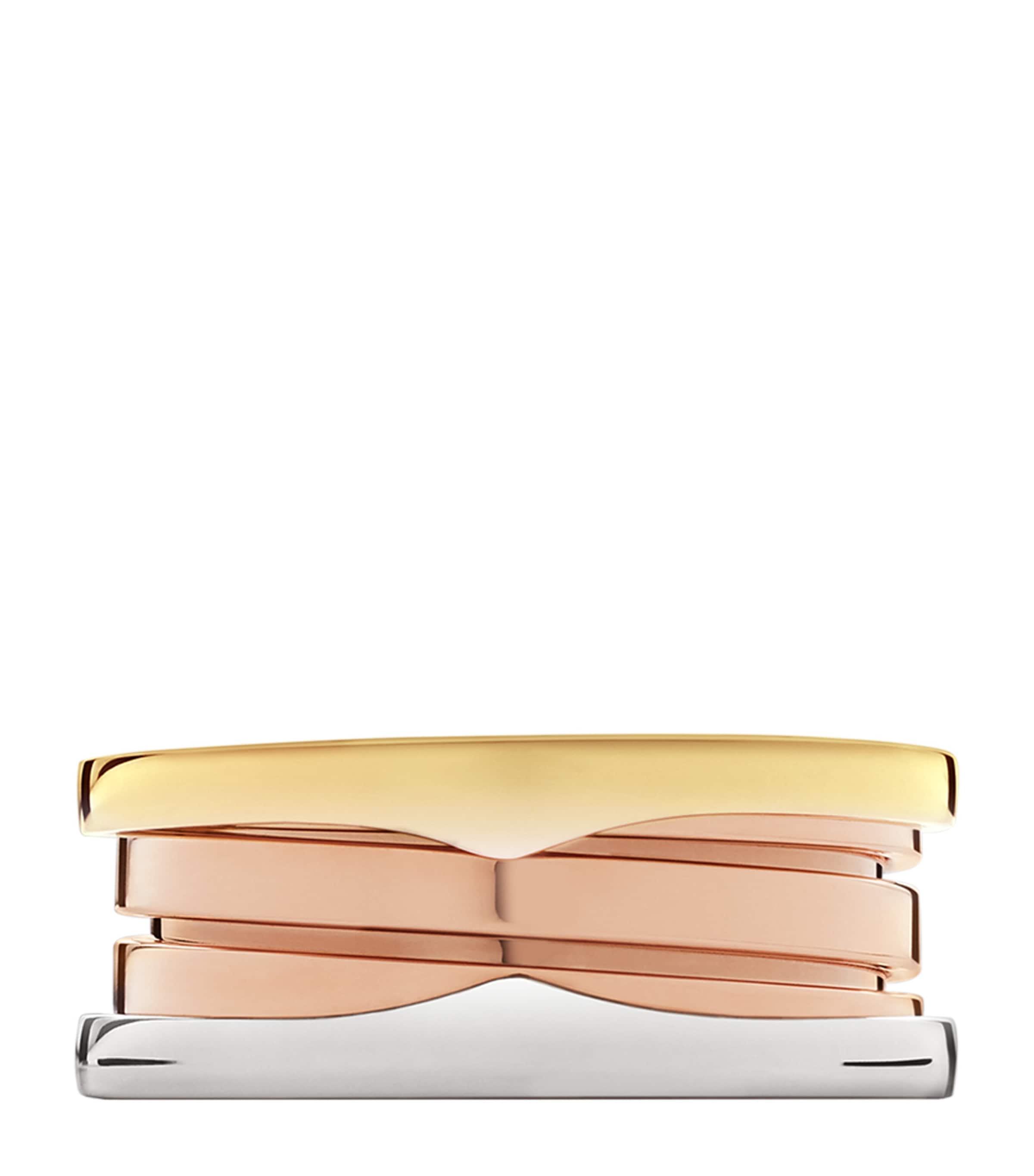 Rose, White and Yellow Gold B.zero1 Ring PINK, WHITE, YELLOW Image 3