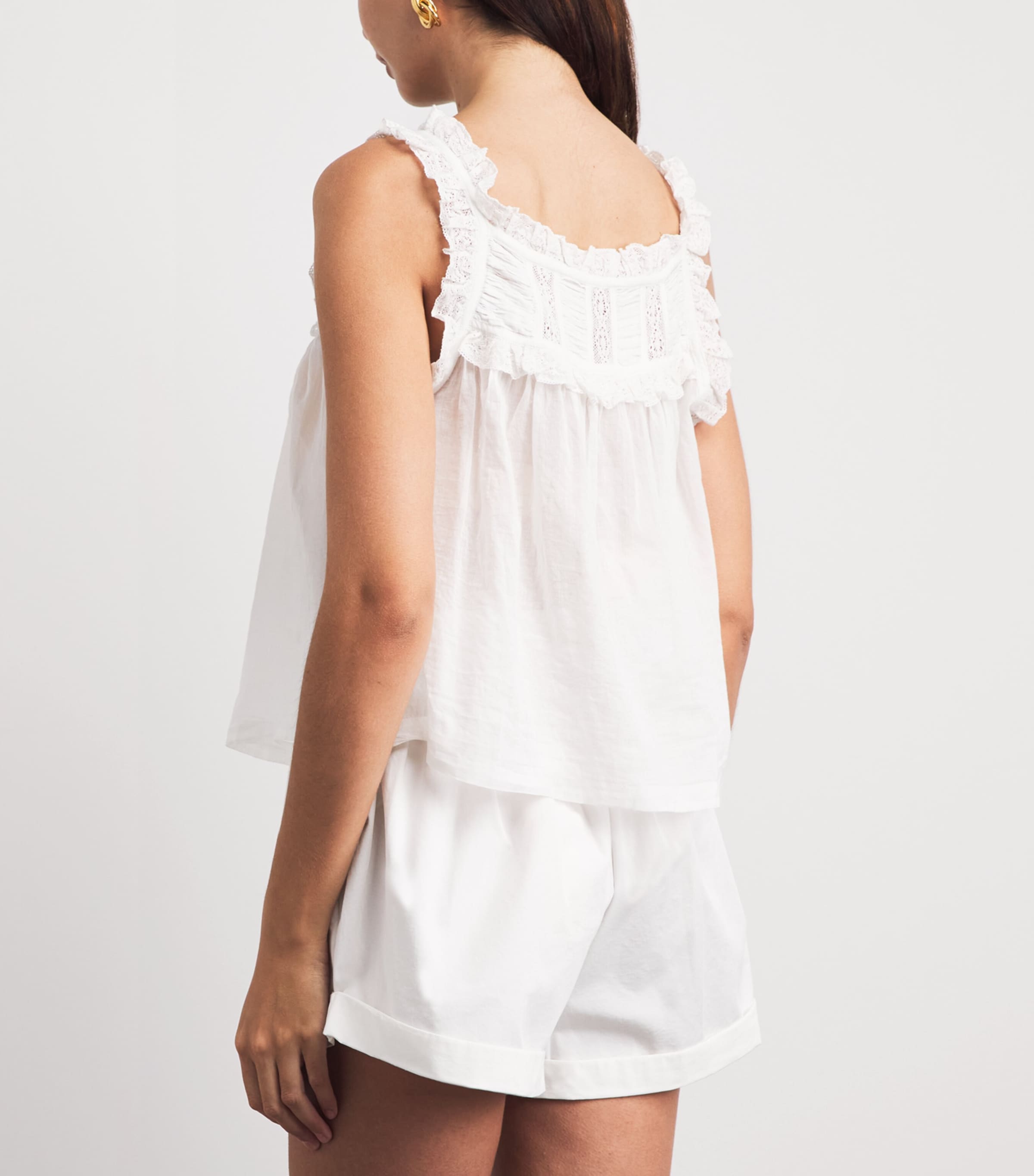 DÔEN Womens Organic Cotton Fidella Top Salt Image 5