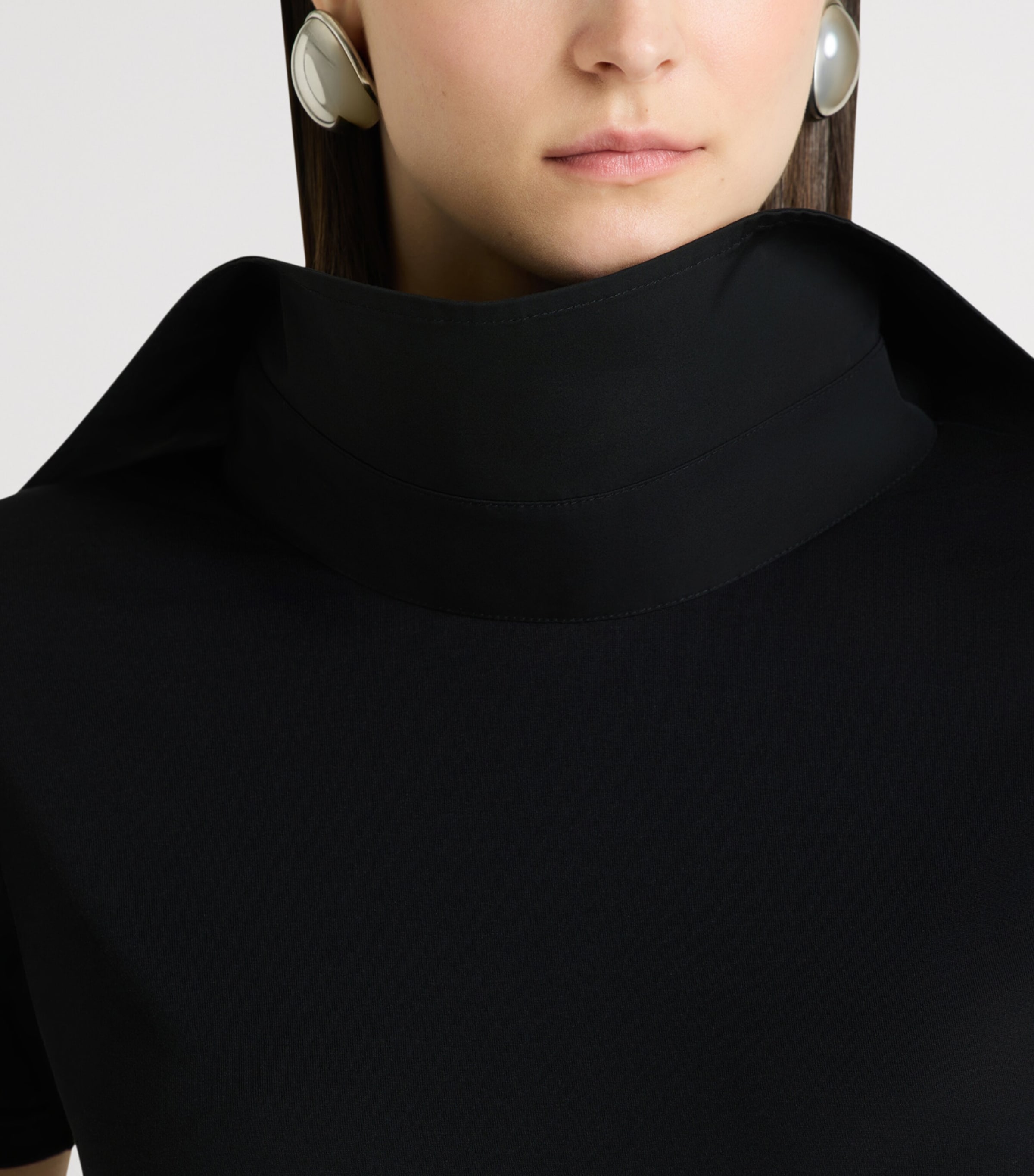 Givenchy Womens Cotton Reverse Collar T-Shirt Image 10