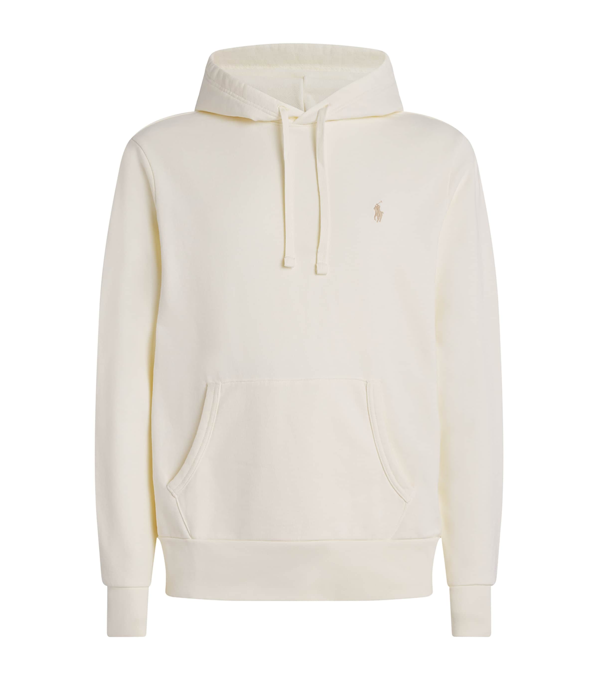 Polo Ralph Lauren Cotton Polo Pony Hoodie In Neutral