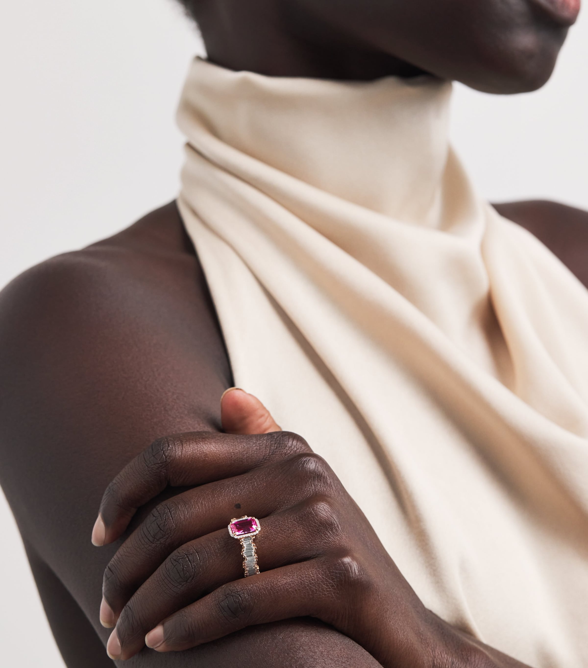 Suzanne Kalan Rose Gold, Sapphire and Diamond One of a Kind Ring Rg/ps Image 2