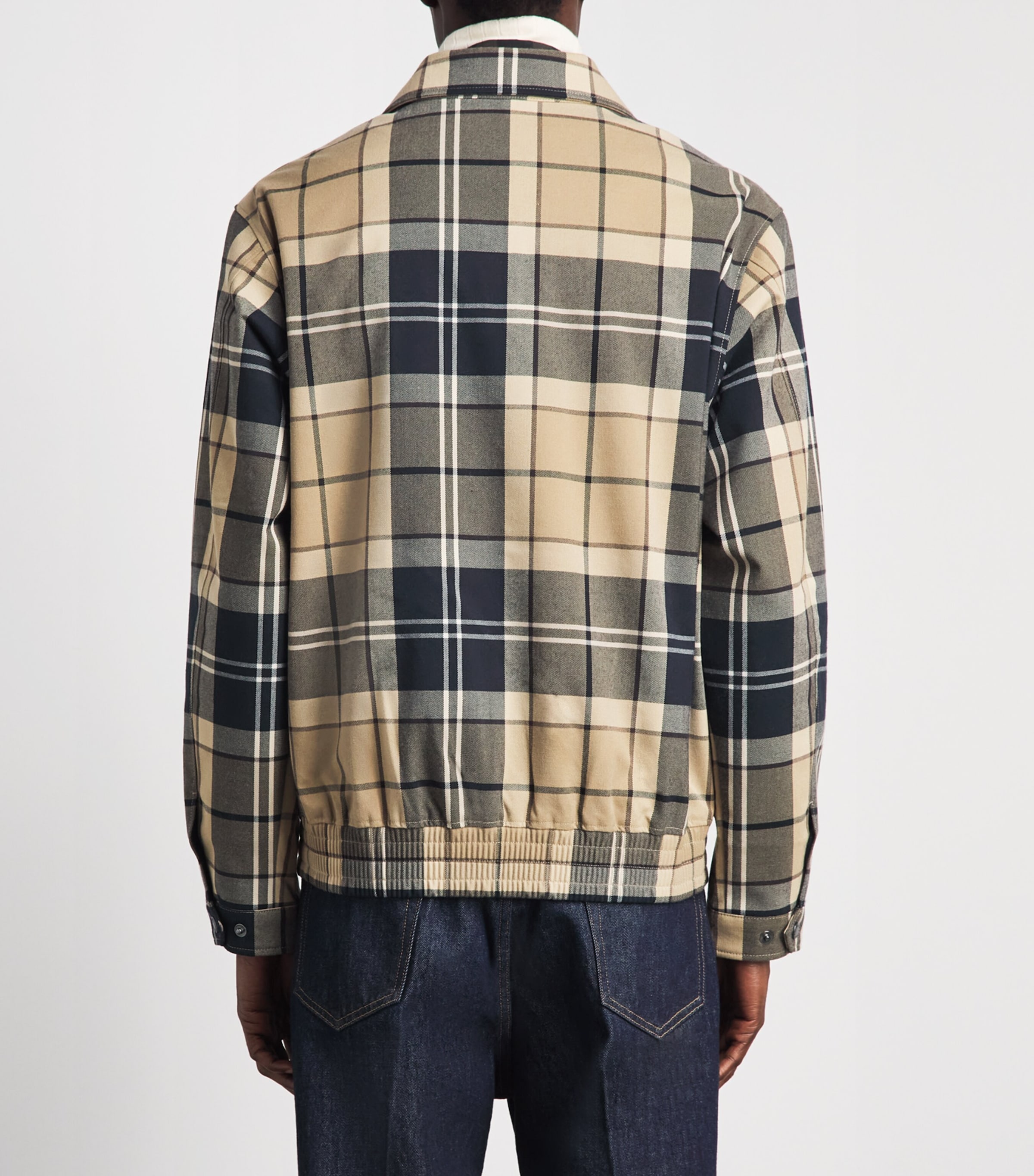 Barbour Mens Showerproof Tartan Jacket Birchwood Dress Trtn Image 5