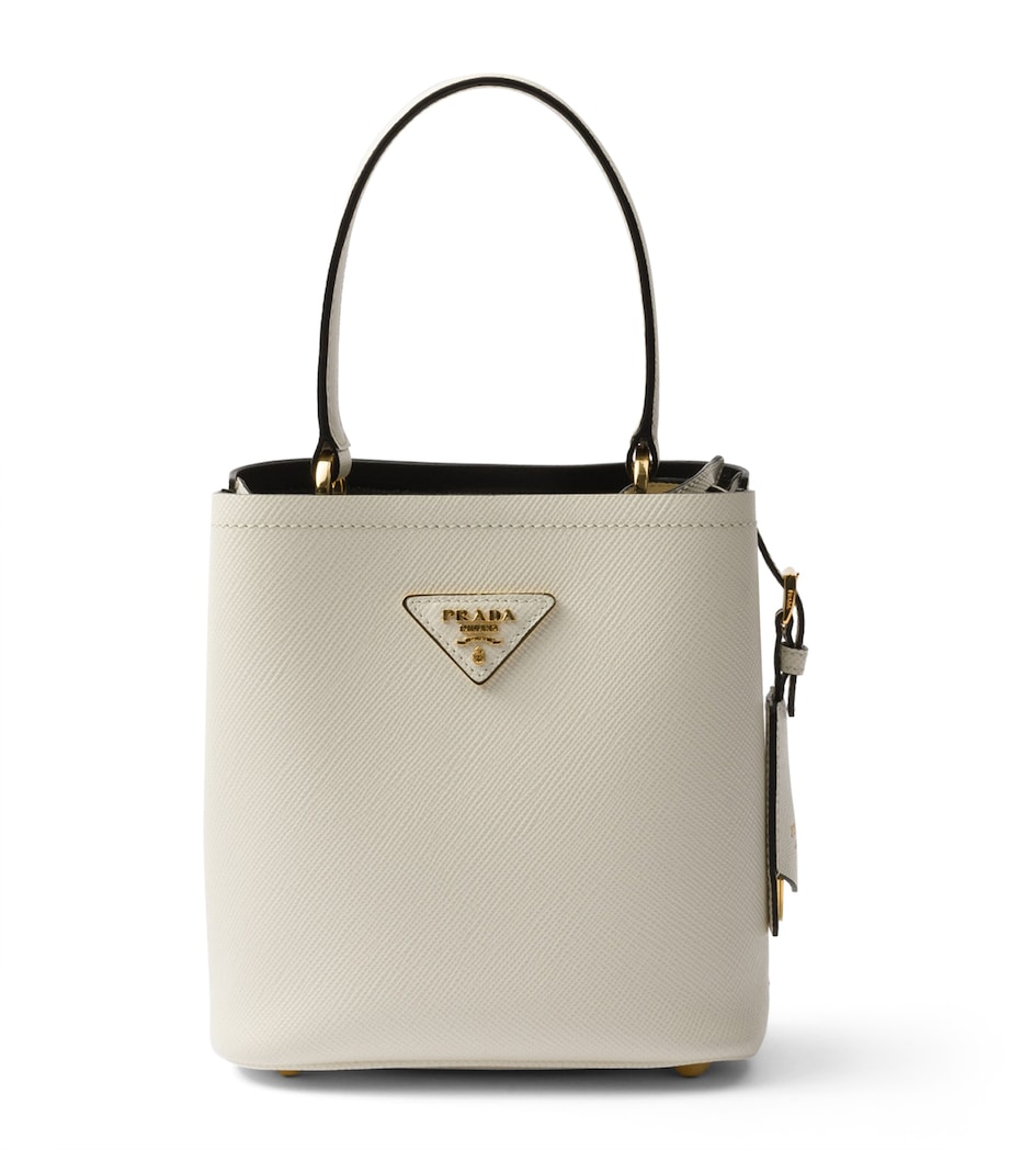 Prada Saffiano Leather Panier Top-Handle Bag Image 1