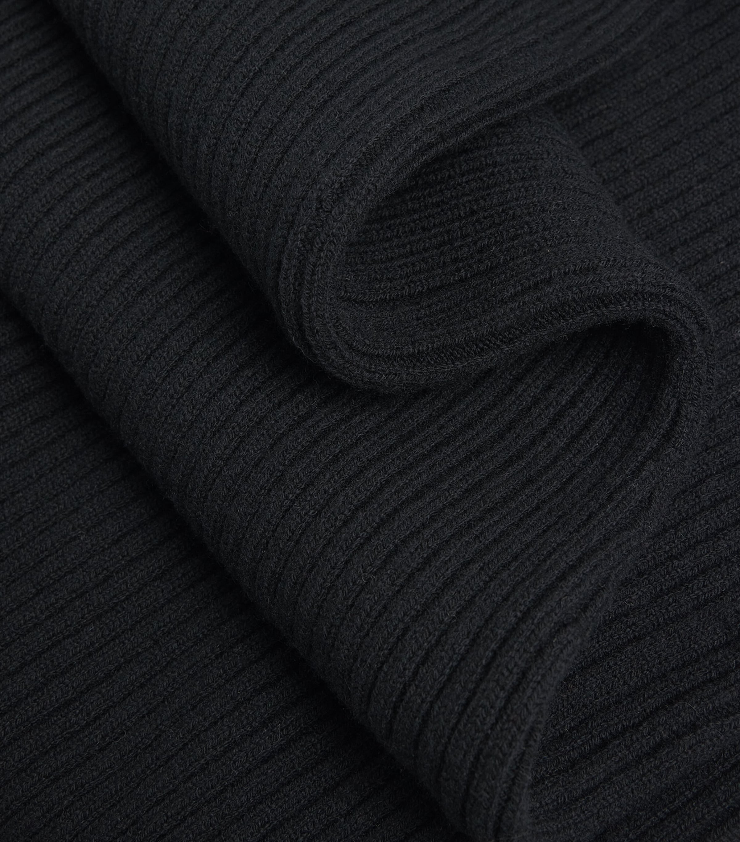 Wool-Blend Maxi Dress BLACK Image 5