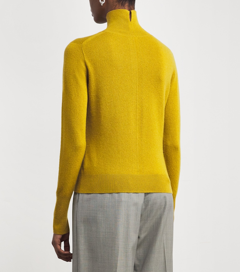 Cashmere Rollneck Sweater AMBER Image 4