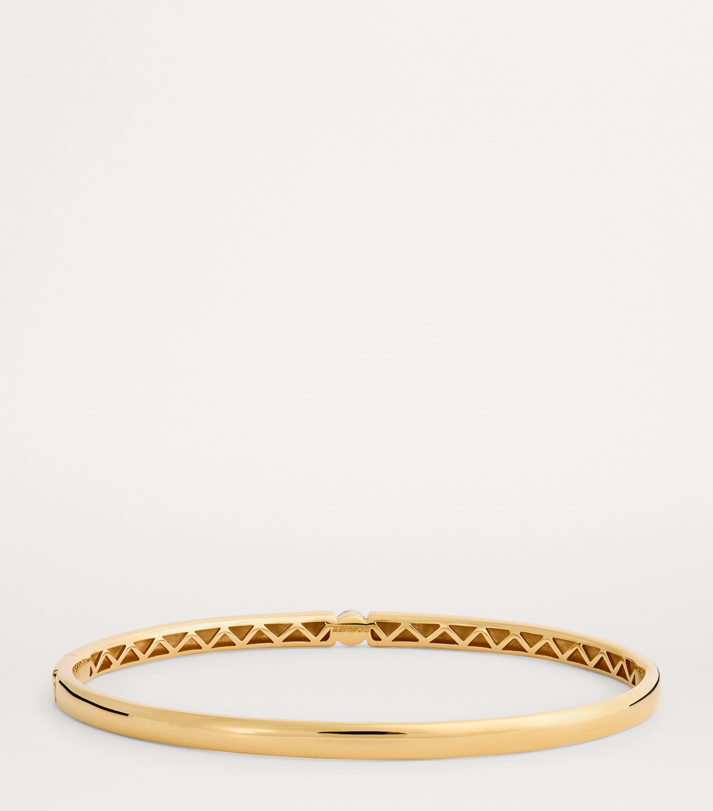 Yellow Gold and Diamond Zeus Bangle YELLOW GOLD Image 3