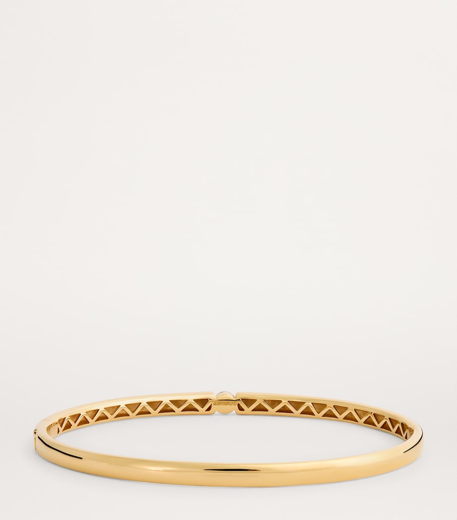 Yellow Gold and Diamond Zeus Bangle YELLOW GOLD Image 3