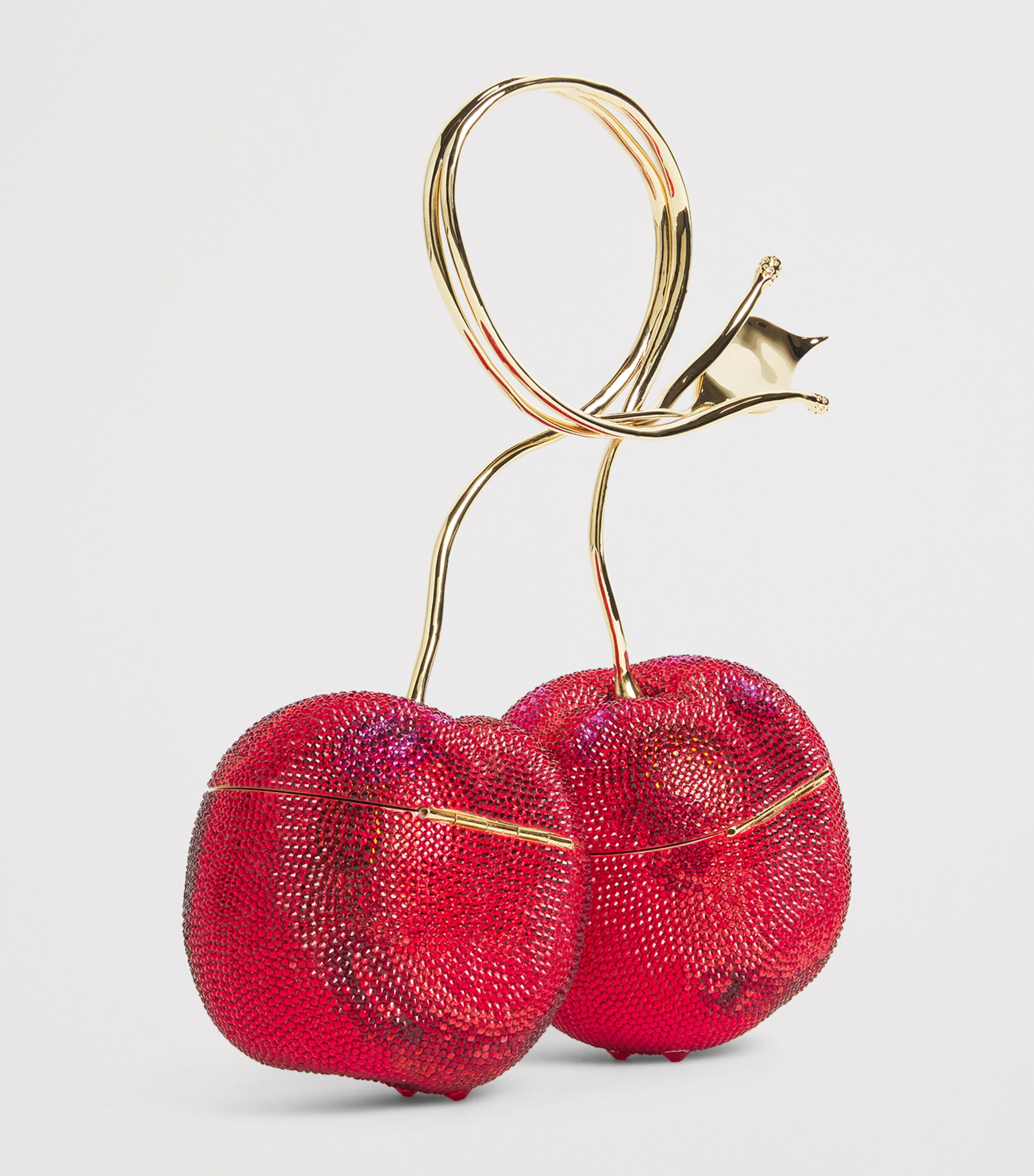Judith Leiber Embellished Cherry Clutch Bag Clsmt Image 3