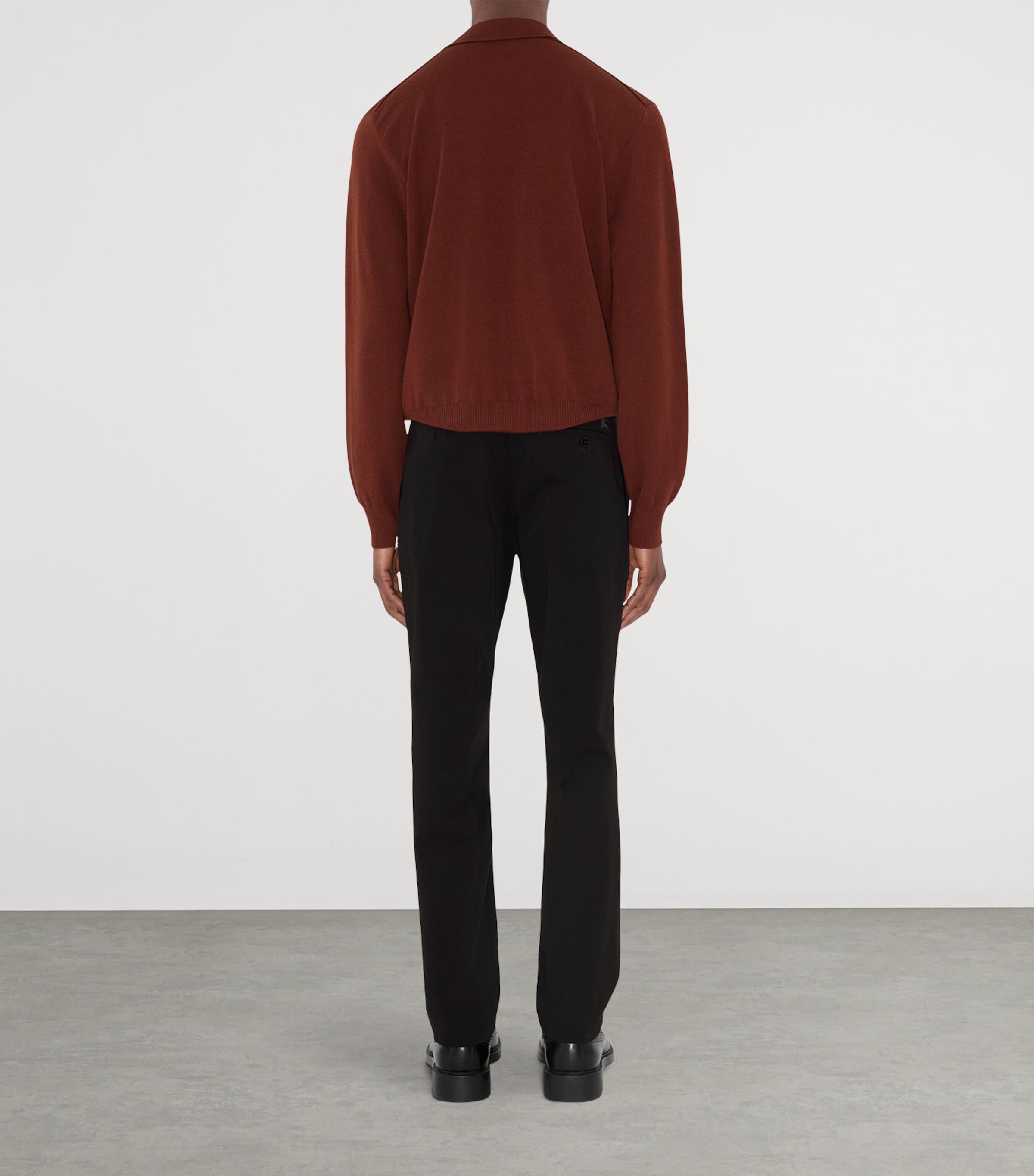 Cotton Chinos BLACK Image 4