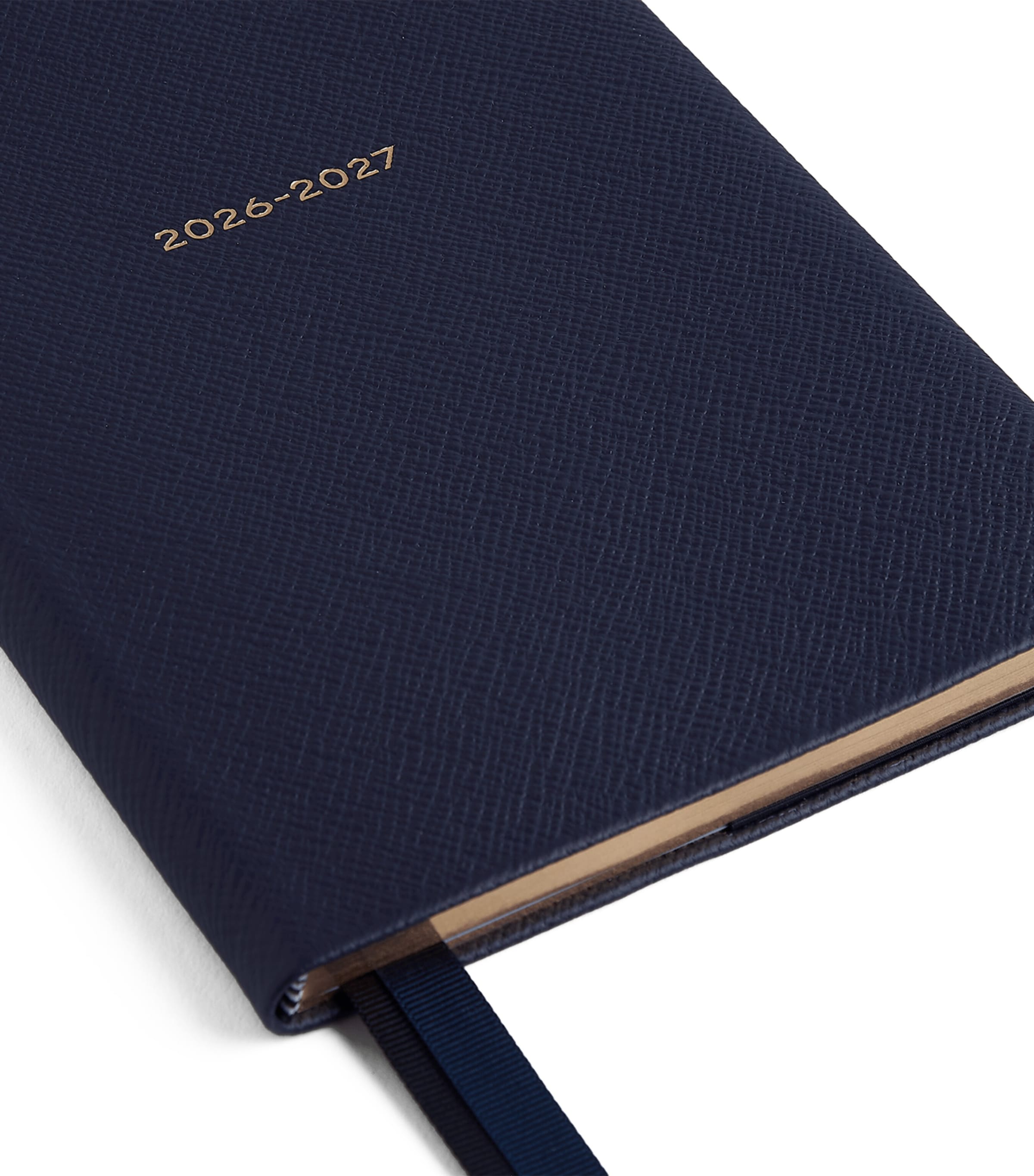 Smythson Leather Soho Weekly Diary 2026-2027 Navy Image 5