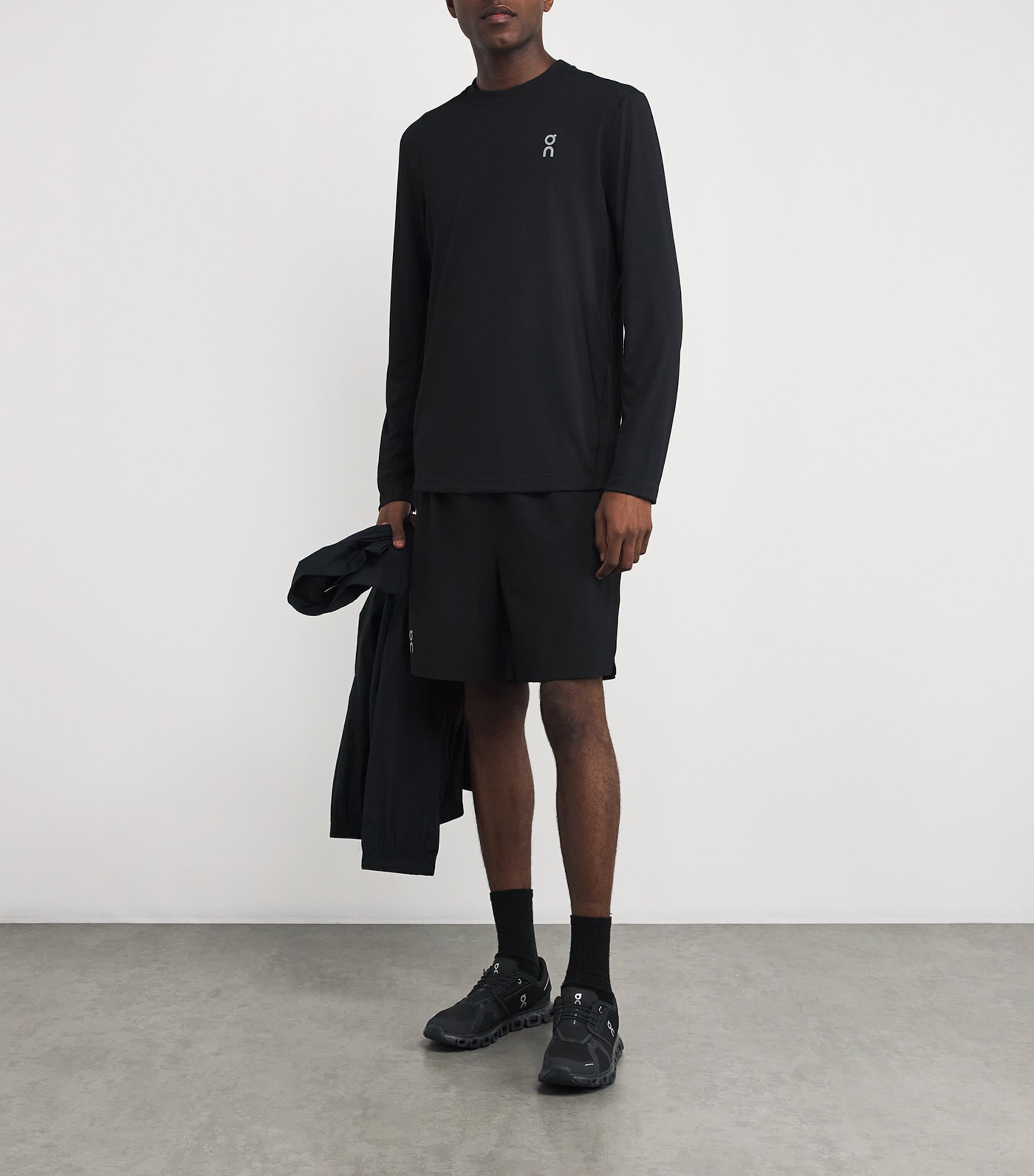 On Mens Cloud 6 Trainers Black | Black Image 6