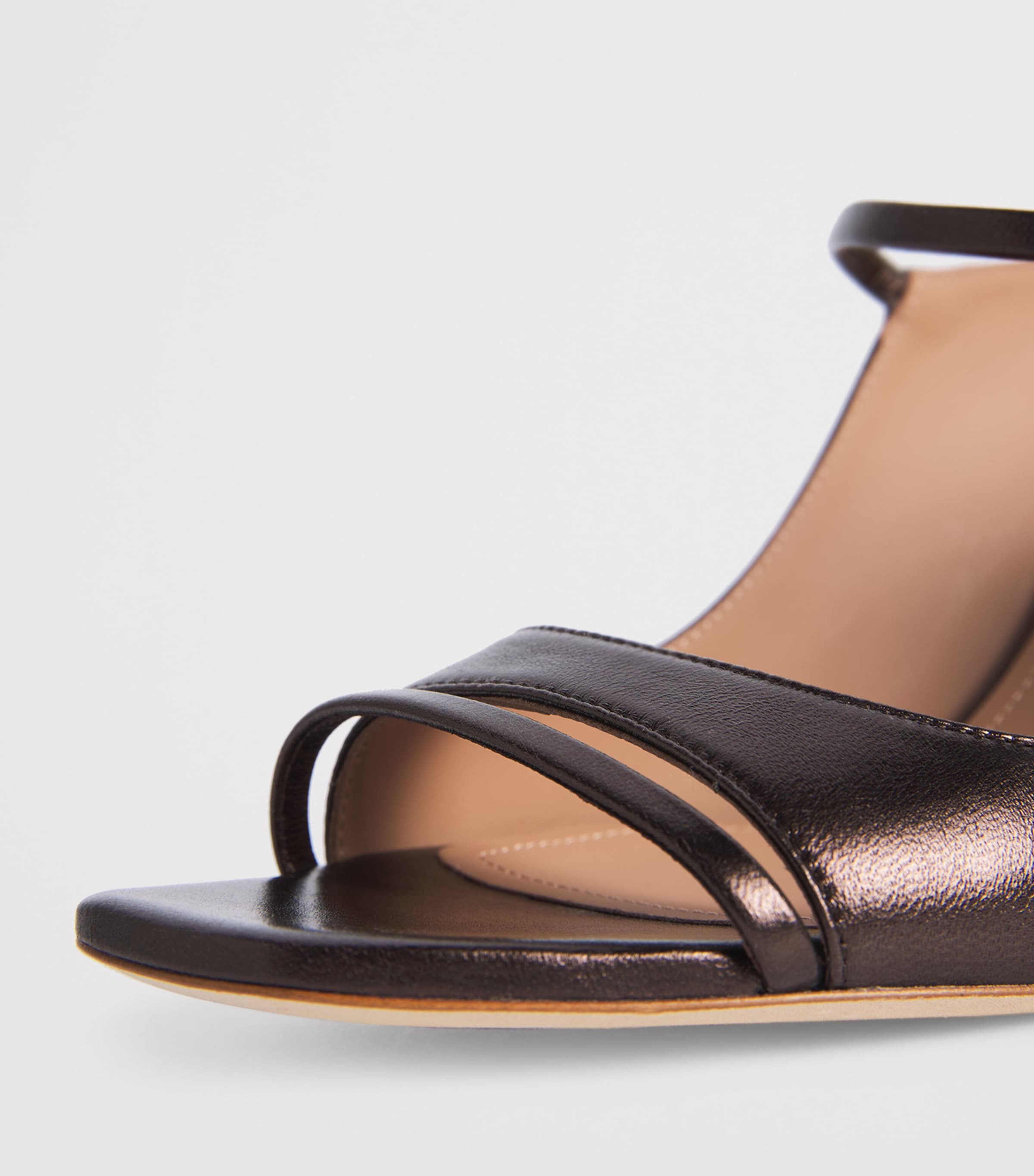 Malone Souliers Metallic Leather Rania Heeled Mules 70 Tobacco Image 7