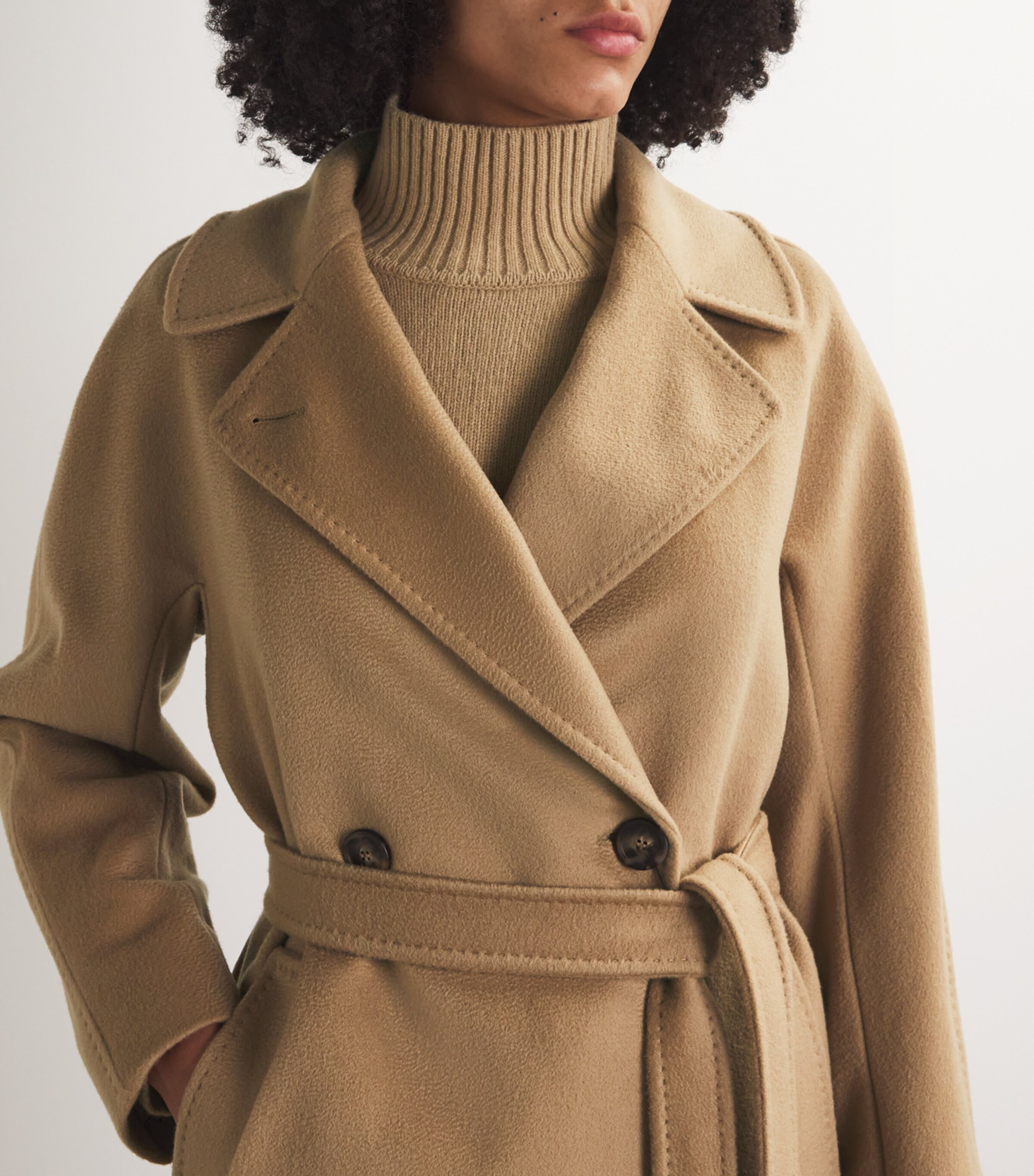 Weekend Max Mara Wool Alpaca Blend Coat Harrods US