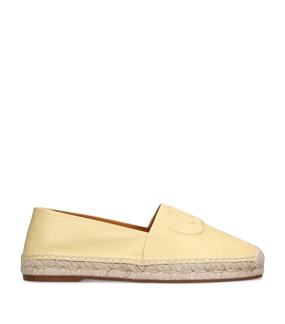 Leather Isla Espadrilles YELLOW Image 1