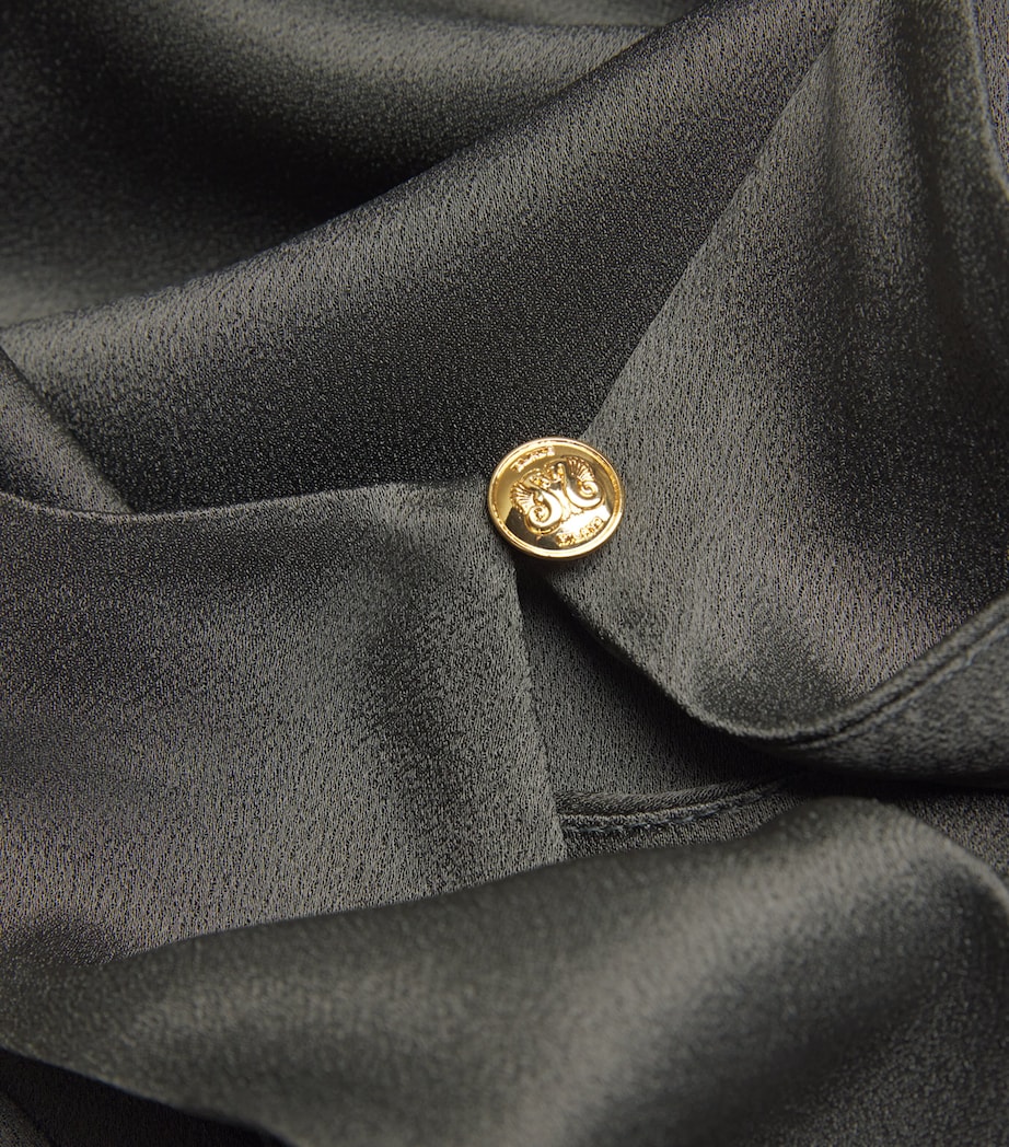 Satin Skyros Maxi Dress V005 DARK FOREST Image 5