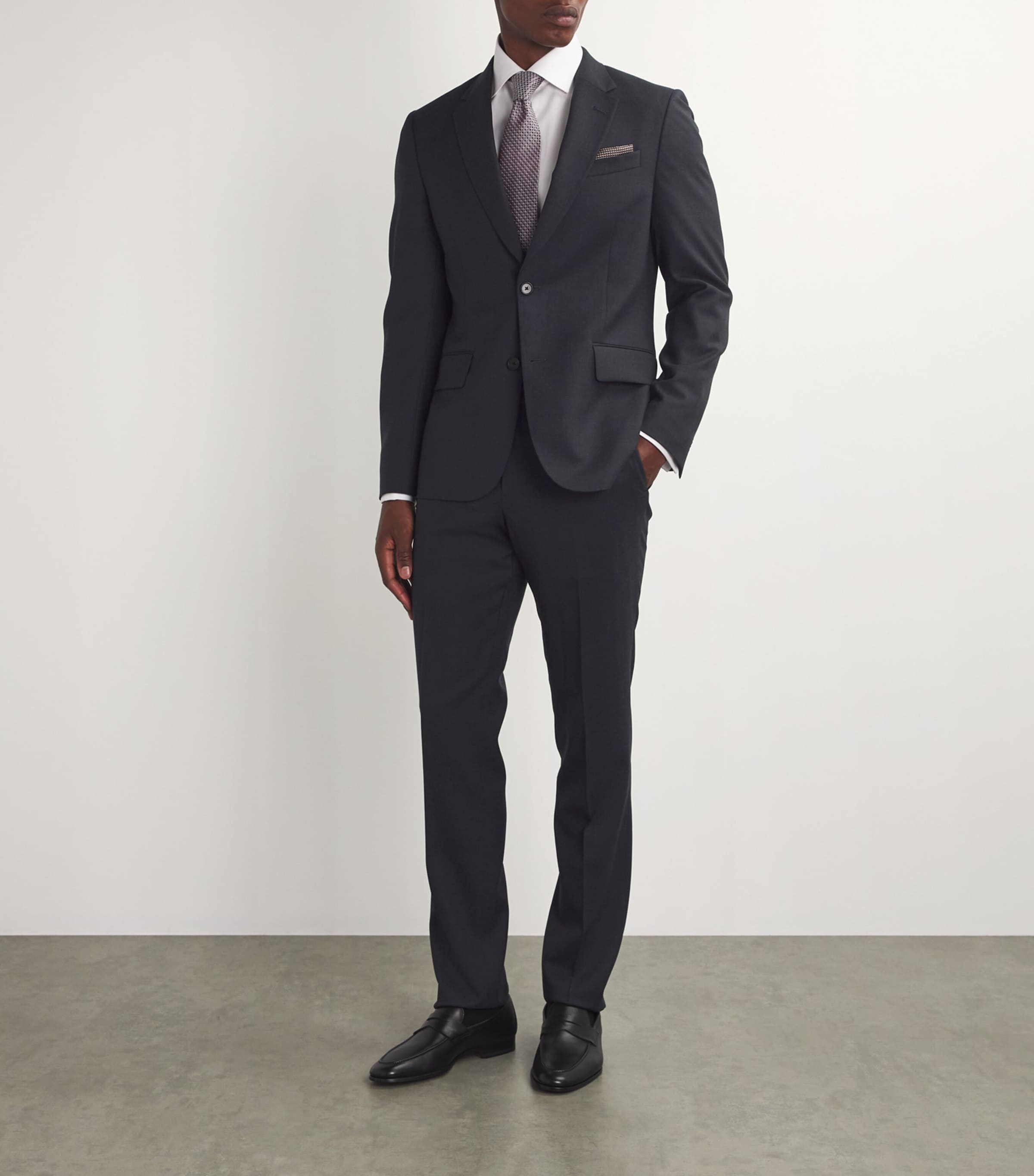 Wool 2-Piece Suit SLATE Image 2