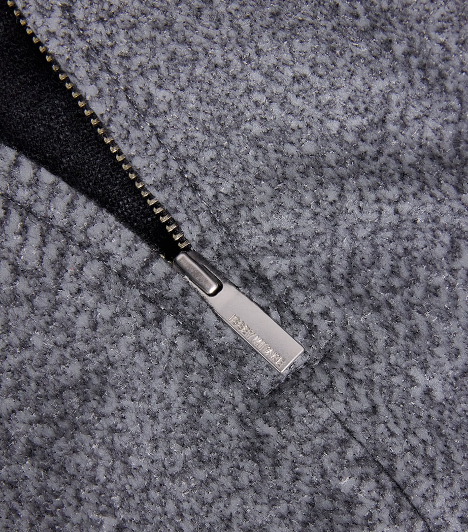 Issey Miyake Womens Reflection Asymmetric Top Grey Image 6