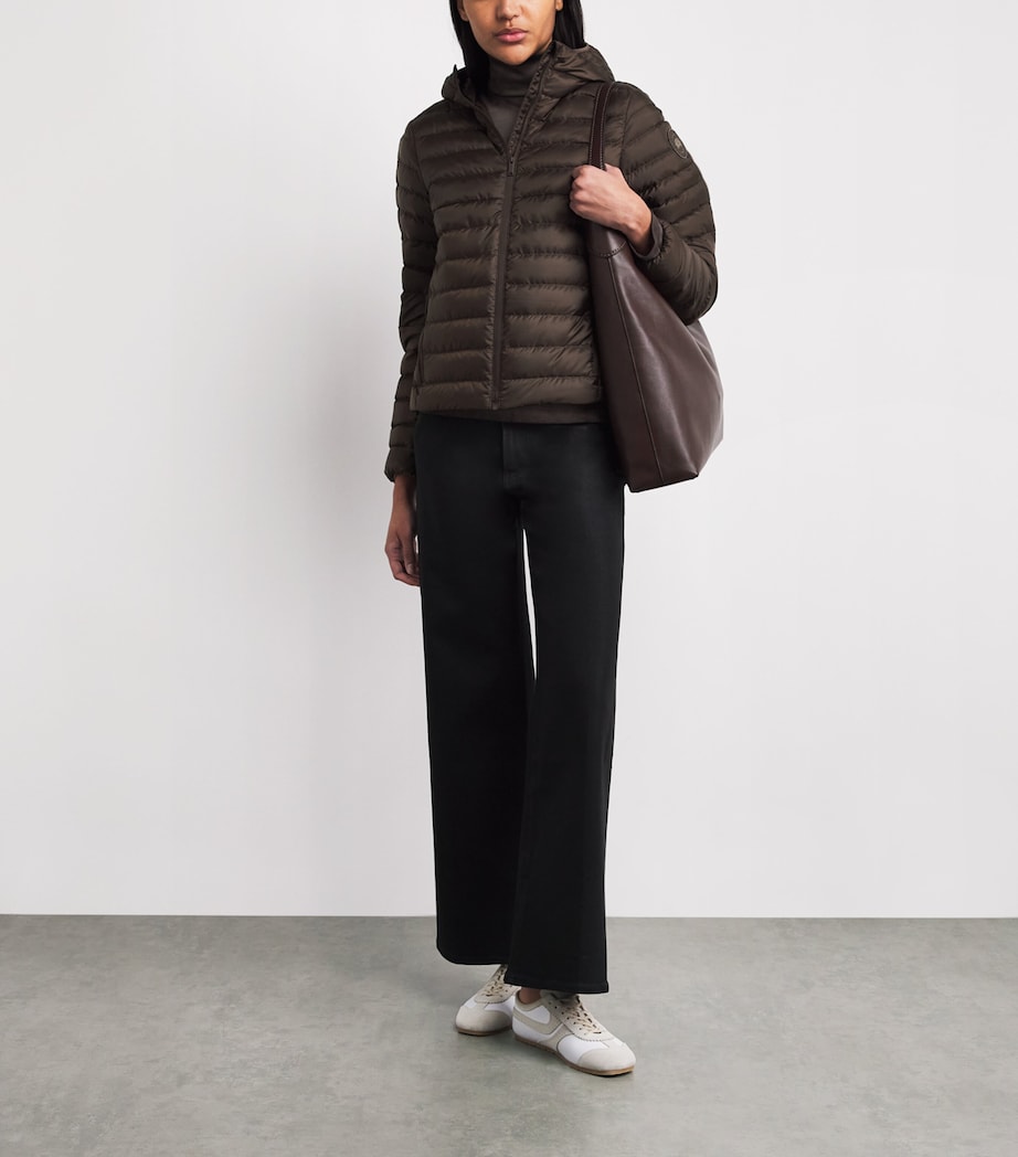 Canada Goose Womens Quilted Aethera Hooded Jacket Terra Image 2