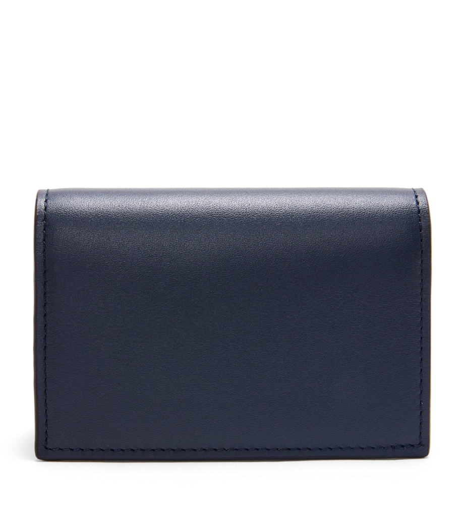 LOEWE Leather Bi-Fold Card Holder Deep Navy/black Image 2