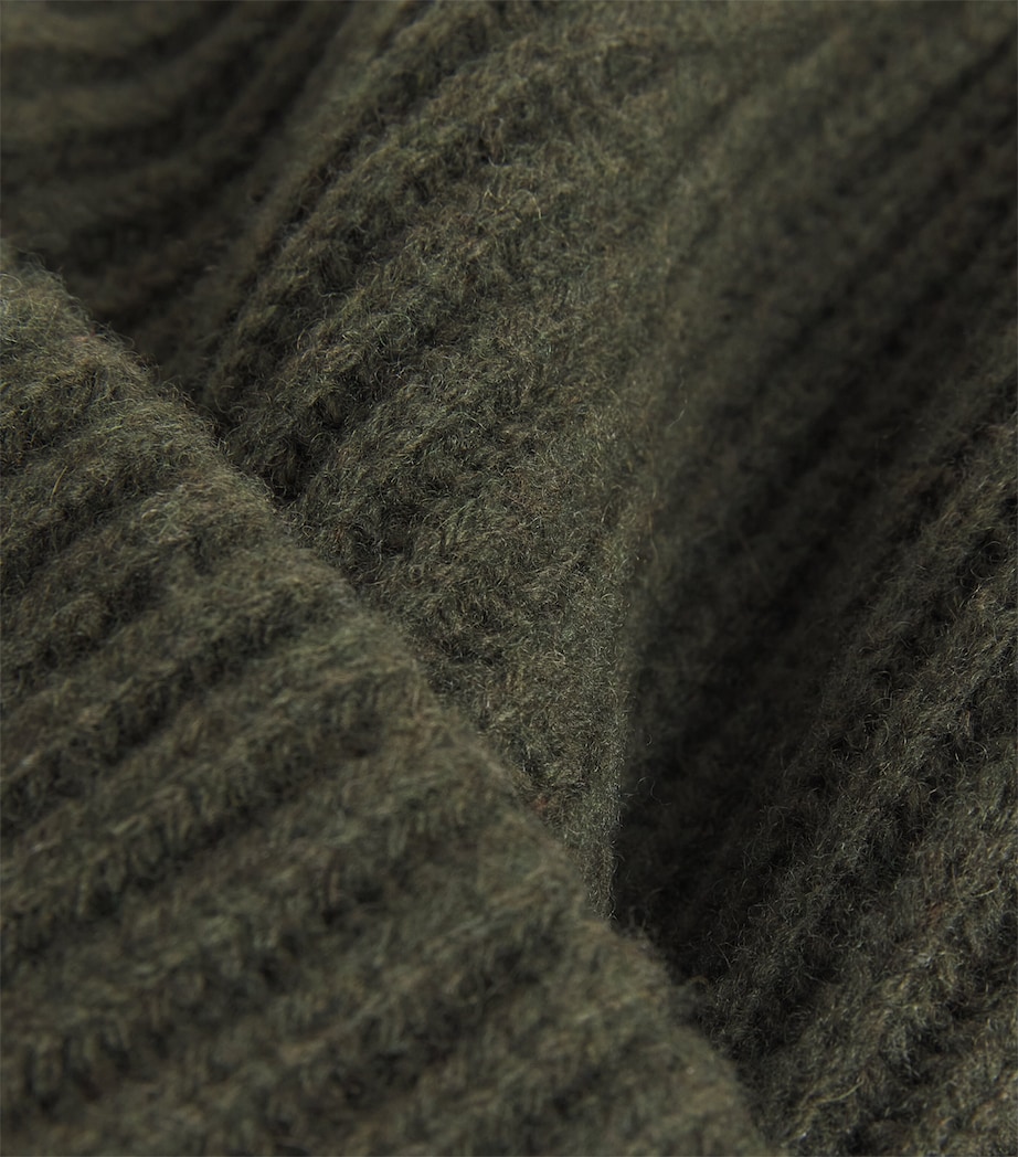 Wool-Blend Rib-Knit Beanie KALAMATA 861 Image 3